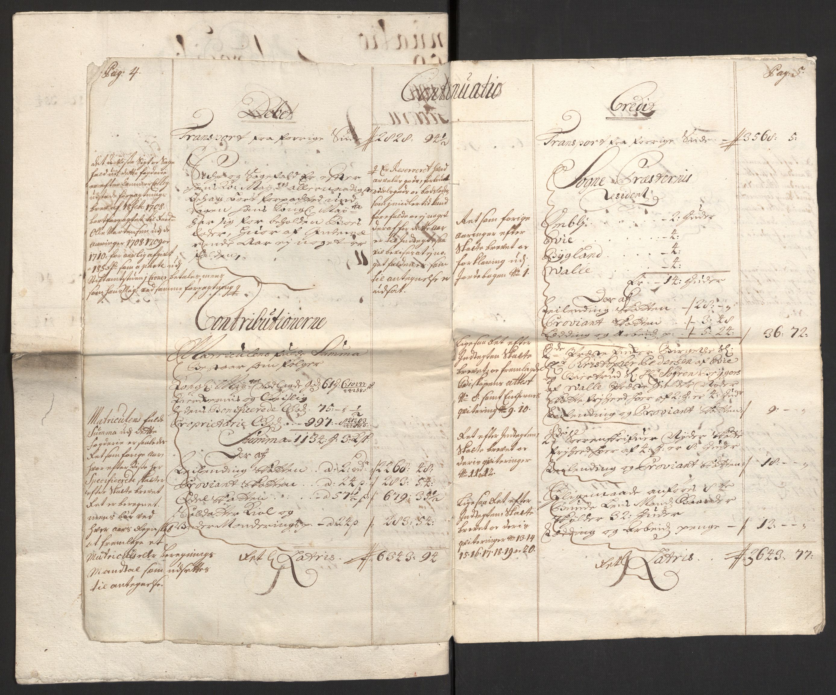 Rentekammeret inntil 1814, Reviderte regnskaper, Fogderegnskap, RA/EA-4092/R40/L2449: Fogderegnskap Råbyggelag, 1709-1711, p. 11