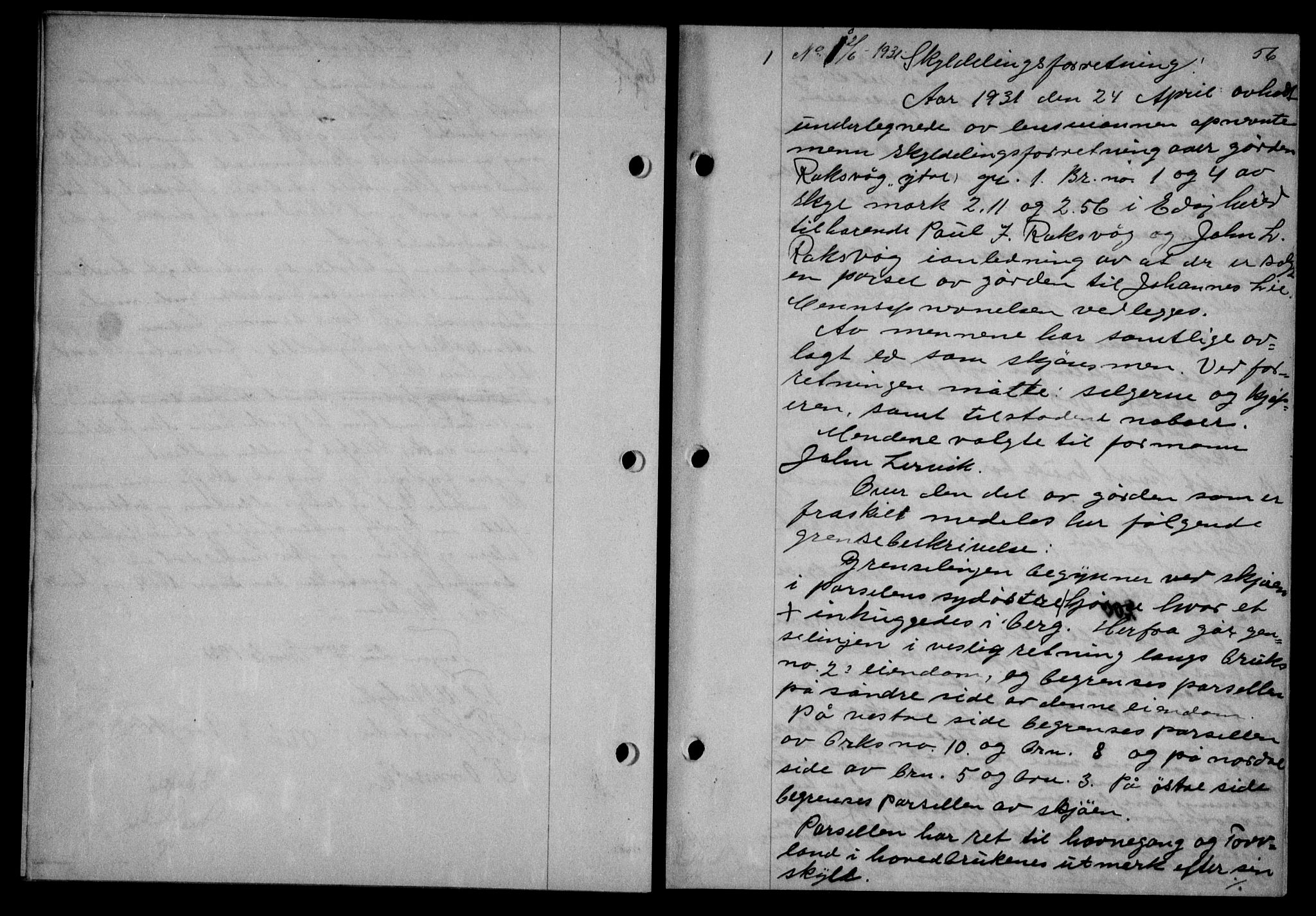 Nordmøre sorenskriveri, SAT/A-4132/1/2/2Ca/L0074: Mortgage book no. 63, 1931-1931, Deed date: 22.06.1931