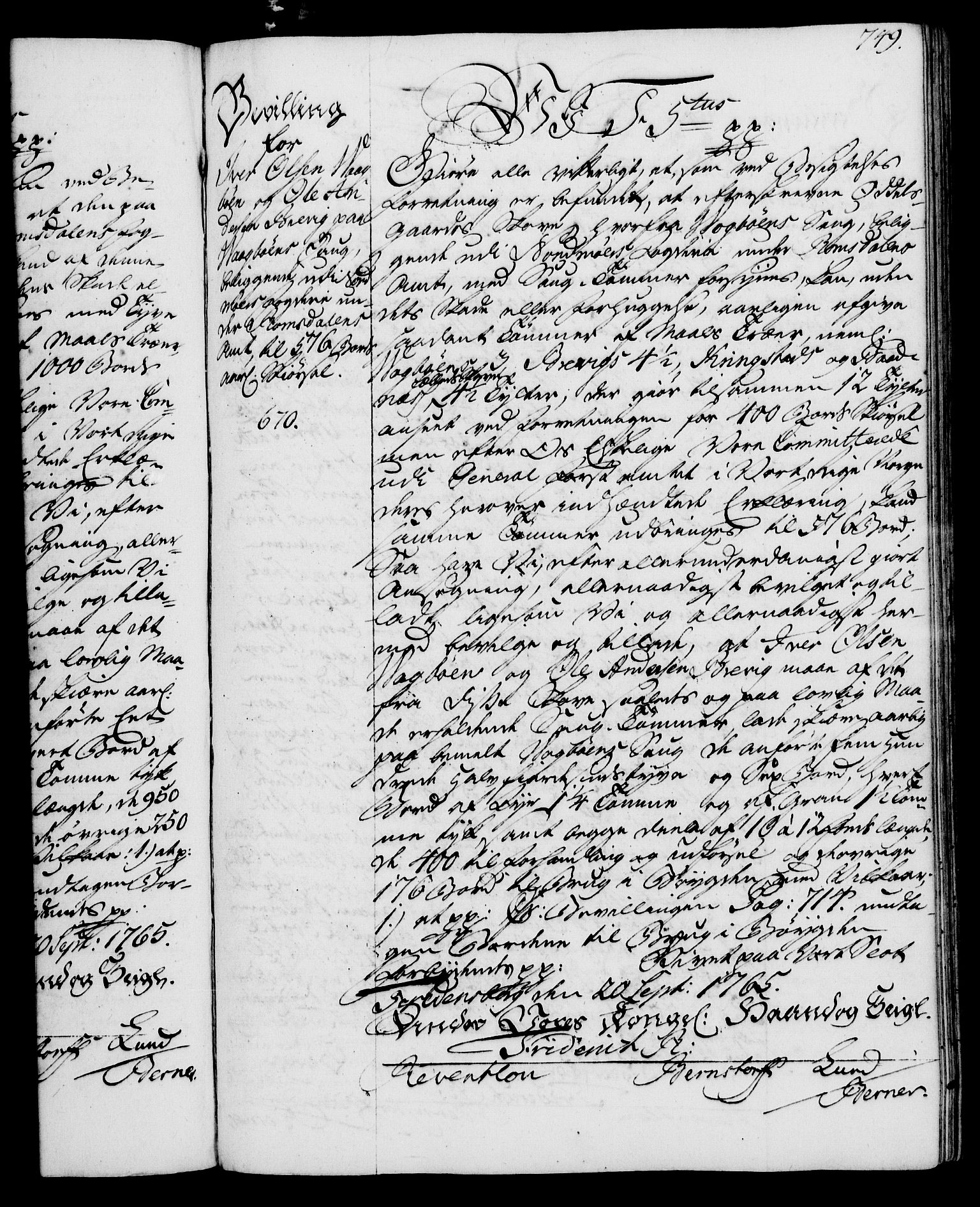 Rentekammeret, Kammerkanselliet, RA/EA-3111/G/Gg/Gga/L0007: Norsk ekspedisjonsprotokoll med register (merket RK 53.7), 1759-1768, p. 749