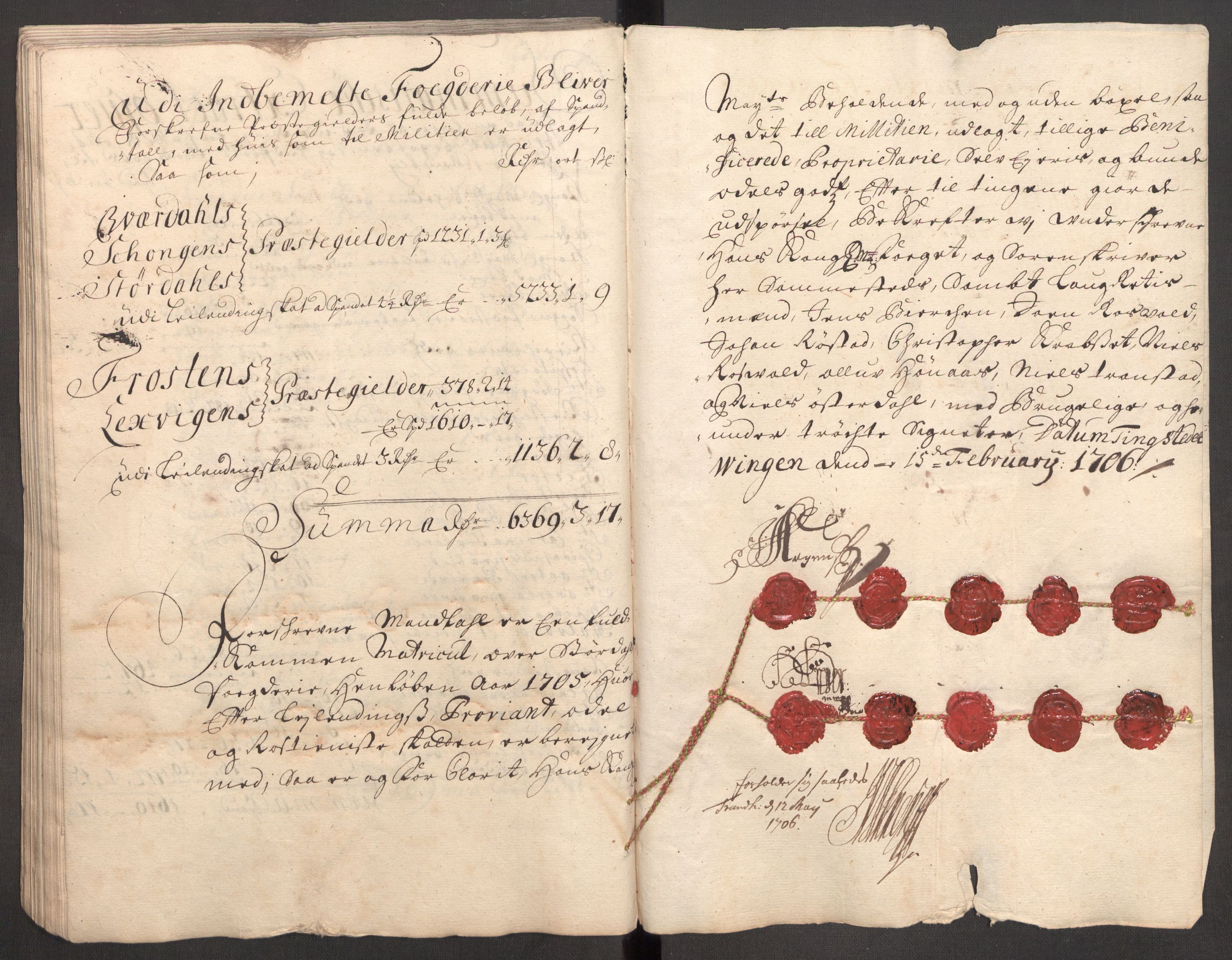 Rentekammeret inntil 1814, Reviderte regnskaper, Fogderegnskap, AV/RA-EA-4092/R62/L4196: Fogderegnskap Stjørdal og Verdal, 1705-1706, p. 81