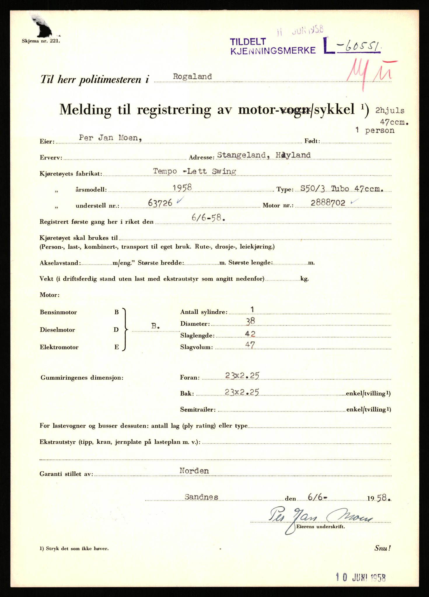 Stavanger trafikkstasjon, AV/SAST-A-101942/0/F/L0059: L-60000 - L-60699, 1930-1971, p. 1667