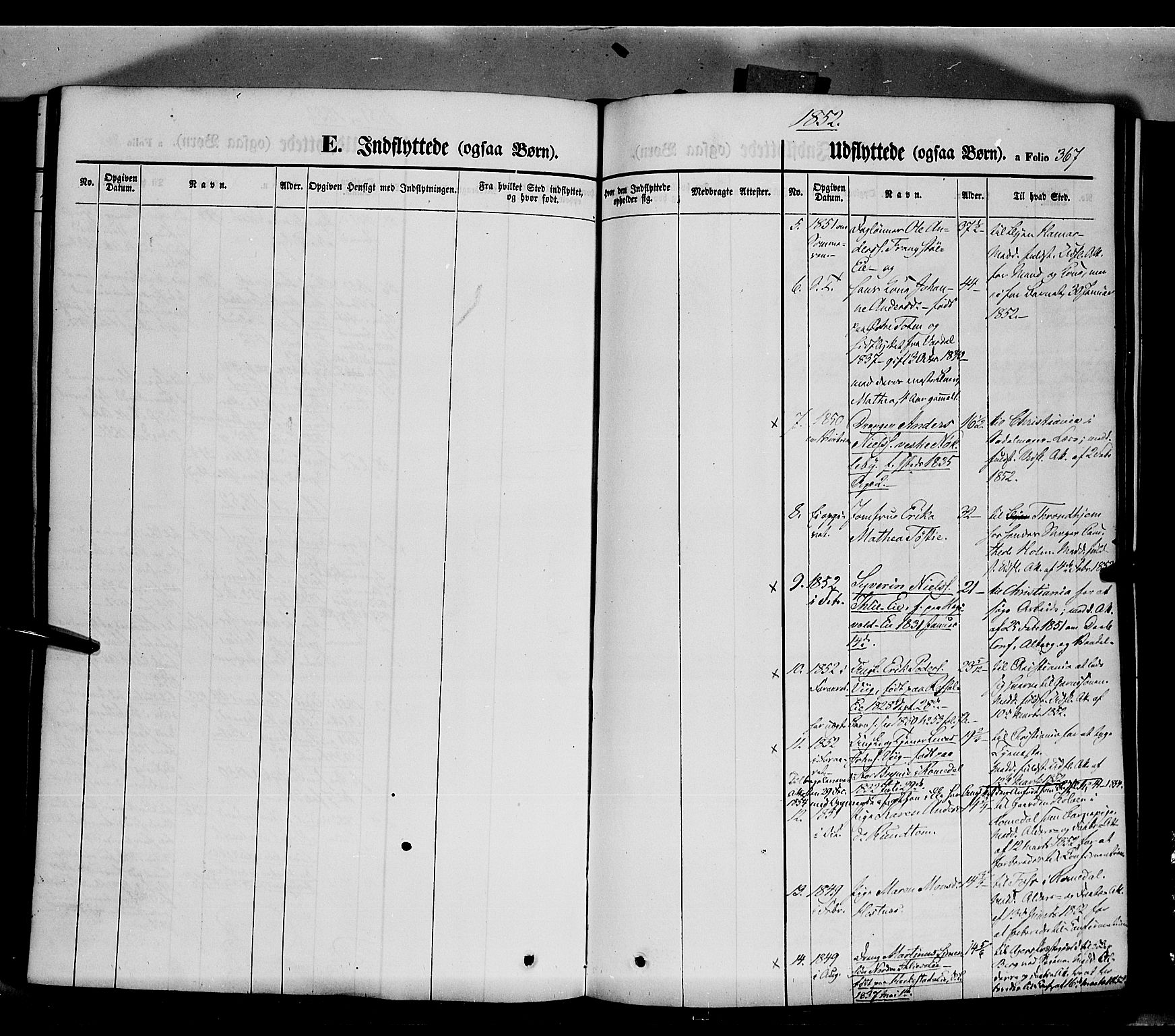 Stange prestekontor, SAH/PREST-002/K/L0011: Parish register (official) no. 11, 1846-1852, p. 367