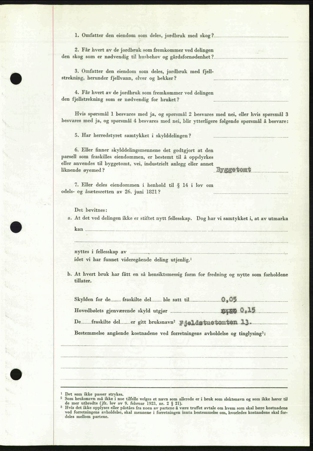 Idd og Marker sorenskriveri, AV/SAO-A-10283/G/Gb/Gbb/L0012: Mortgage book no. A12, 1949-1949, Diary no: : 1300/1949