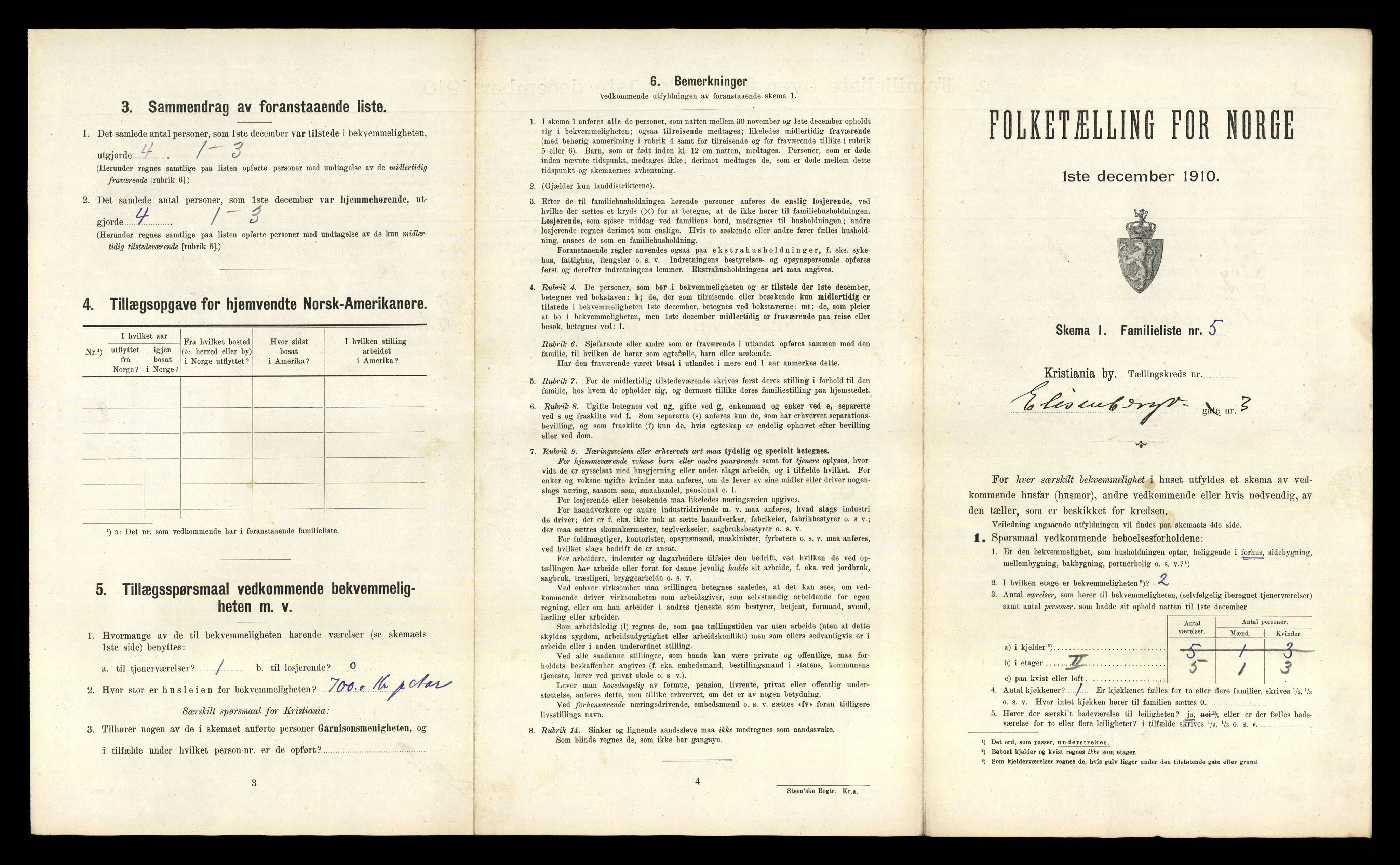 RA, 1910 census for Kristiania, 1910, p. 19565