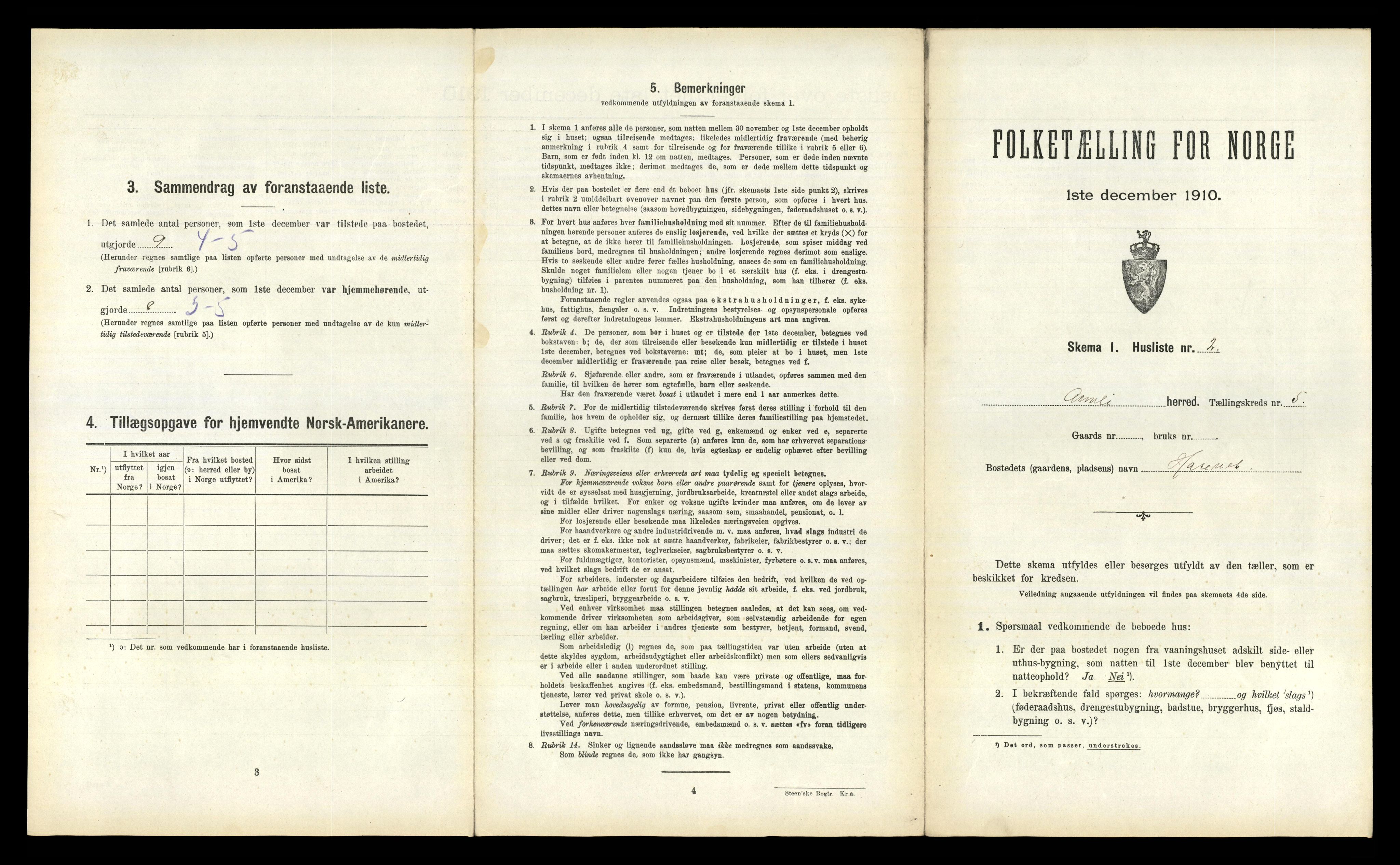 RA, 1910 census for Åmli, 1910, p. 293