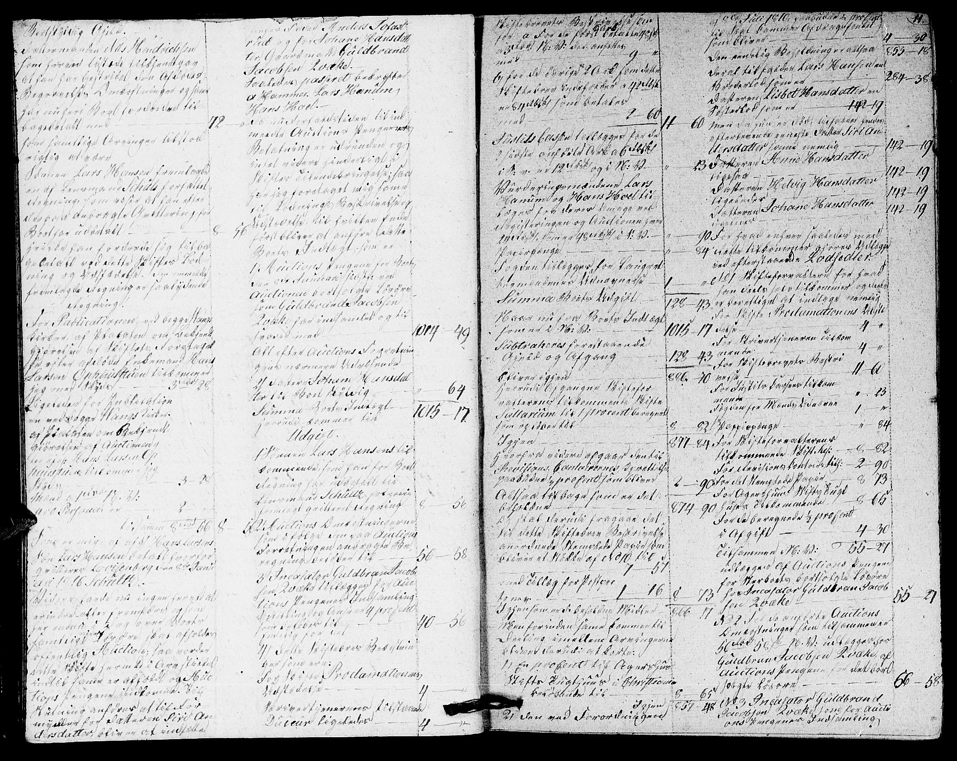 Sør-Hedmark sorenskriveri, AV/SAH-TING-014/J/Ja/Jaa/L0003A: Skifteprotokoll, 1815-1824, p. 10b-11a