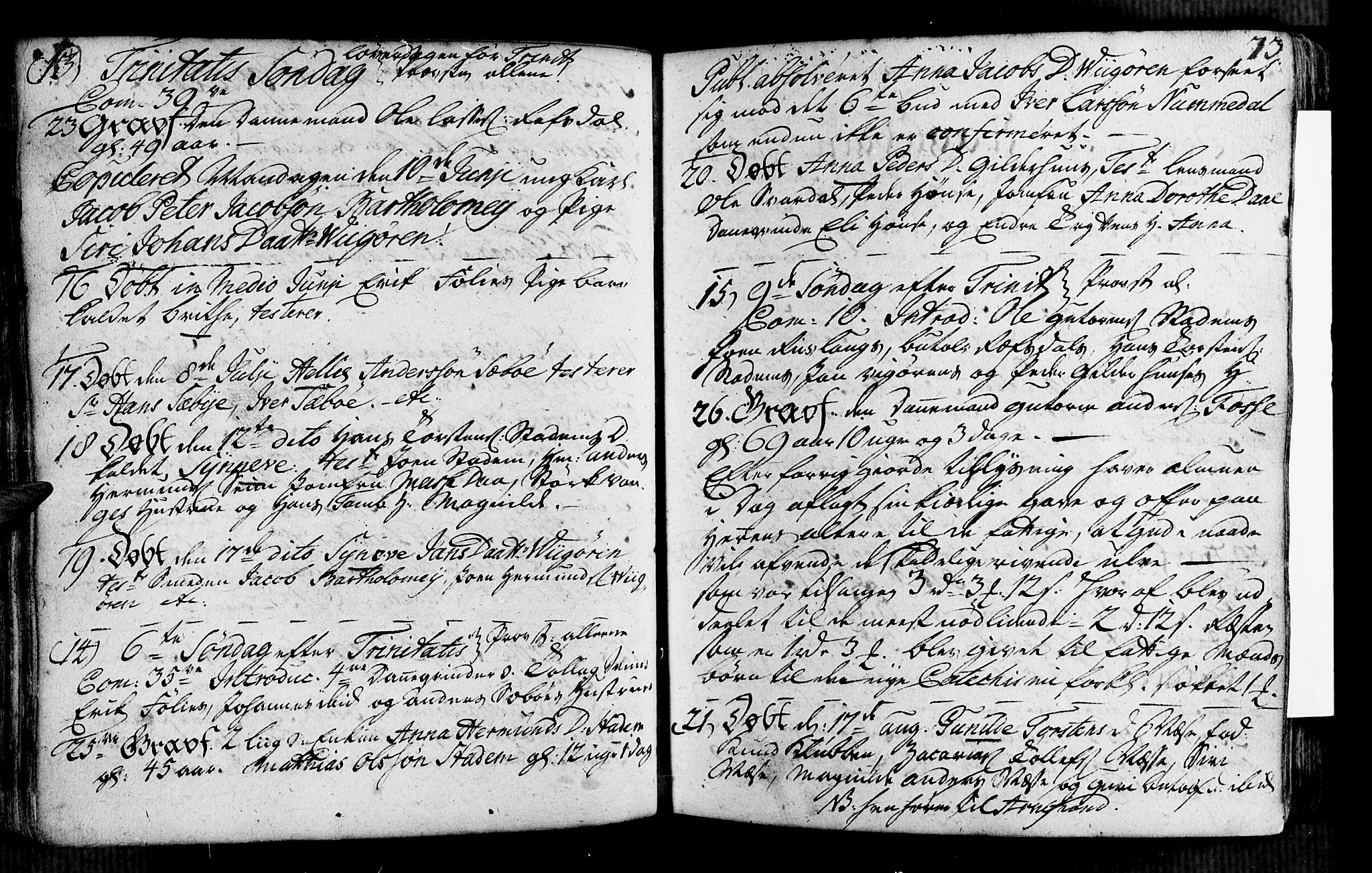 Vik sokneprestembete, AV/SAB-A-81501/H/Haa/Haaa/L0002: Parish register (official) no. A 2 / 1, 1740-1757, p. 73