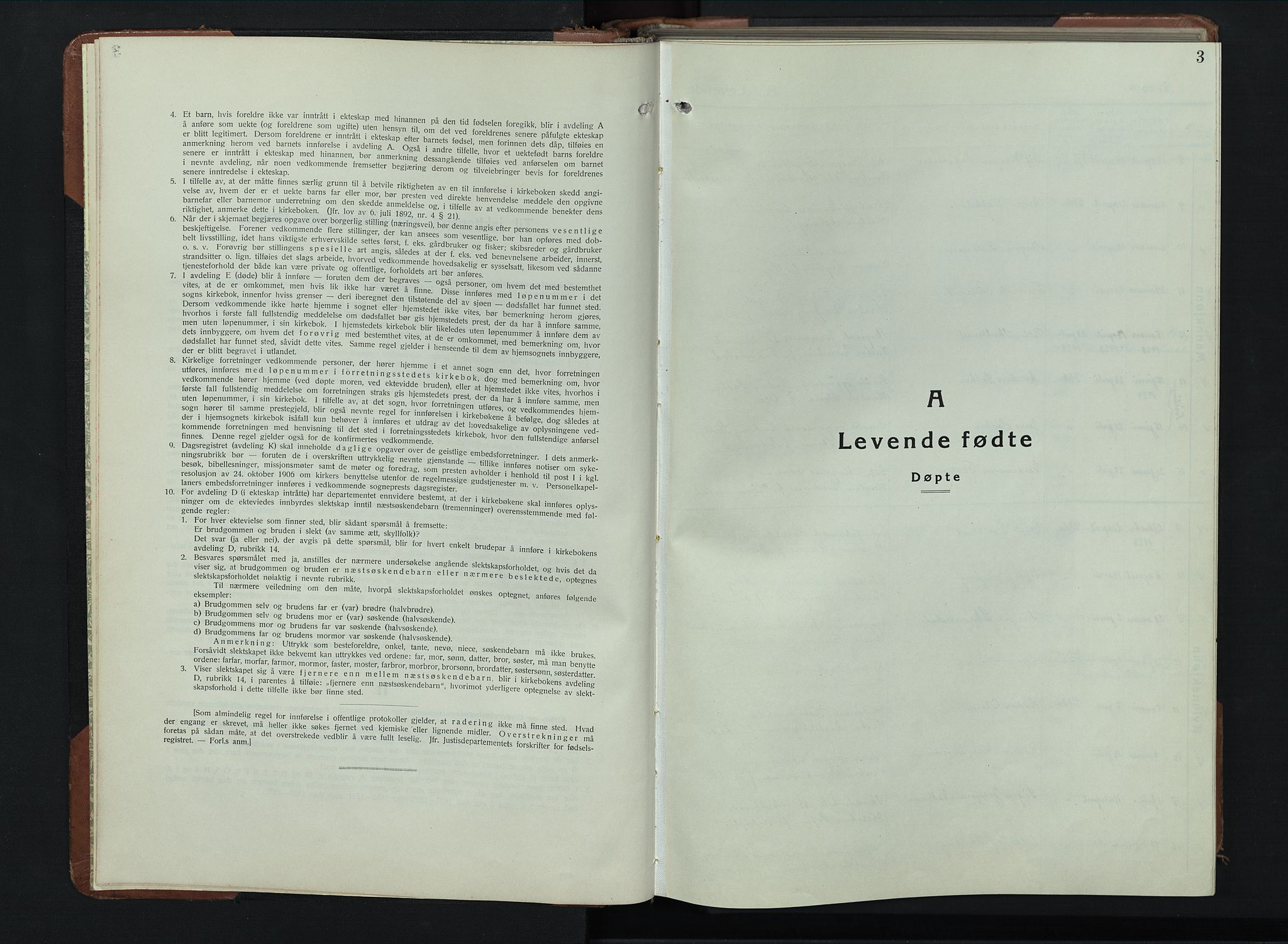 Balke prestekontor, SAH/PREST-106/H/Ha/Hab/L0002: Parish register (copy) no. 2, 1929-1951, p. 3