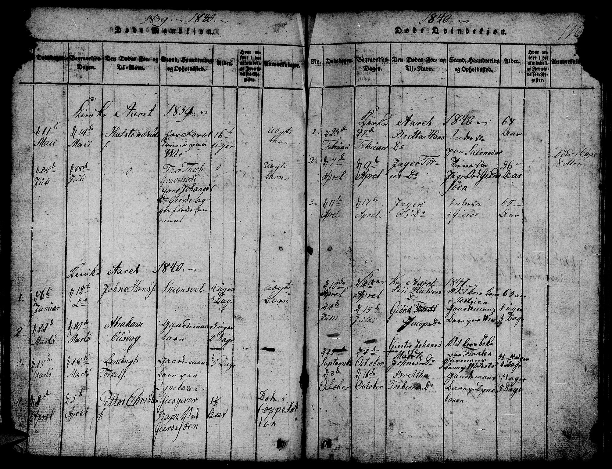 Etne sokneprestembete, SAB/A-75001/H/Hab: Parish register (copy) no. B 1, 1815-1850, p. 116
