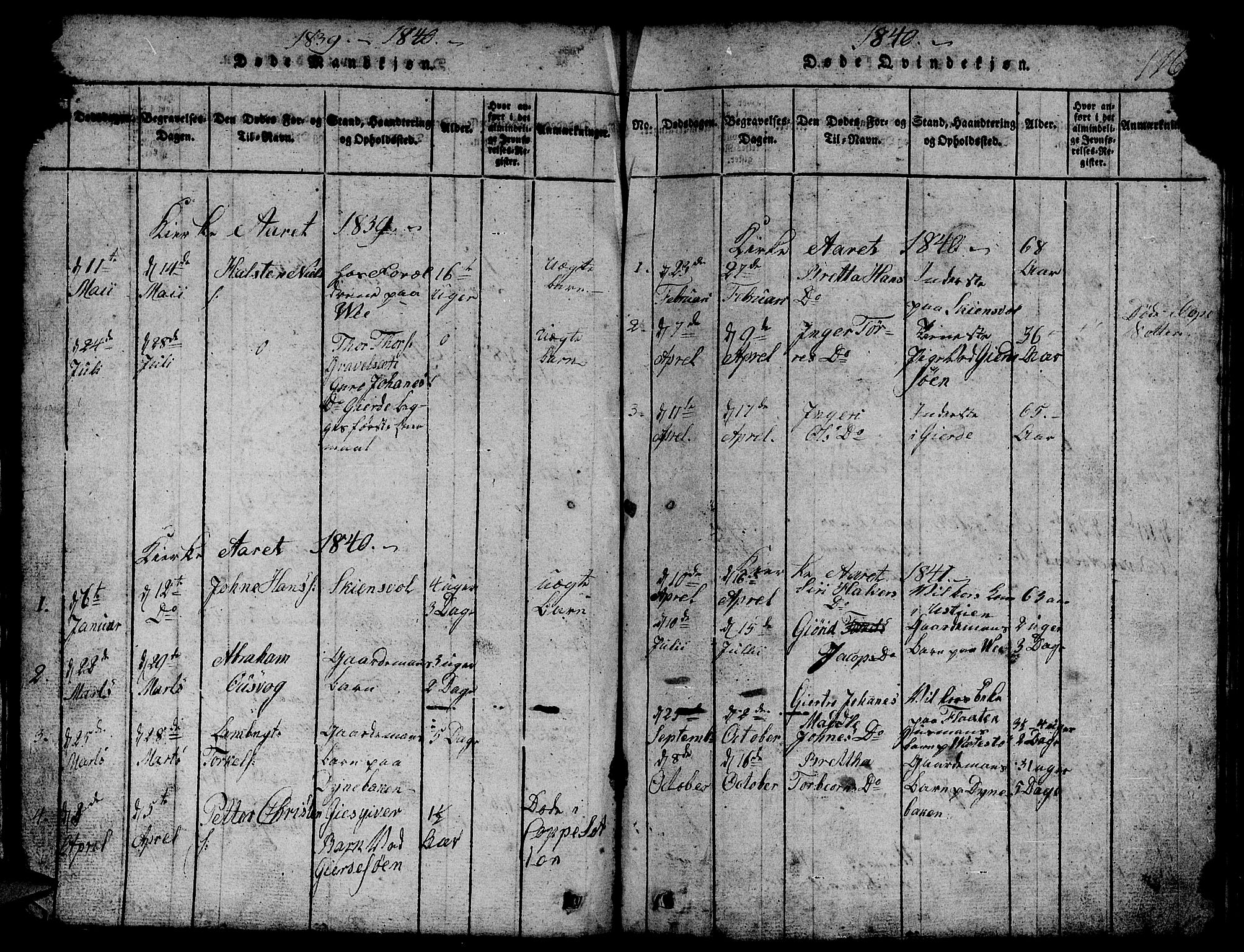 Etne sokneprestembete, AV/SAB-A-75001/H/Hab: Parish register (copy) no. B 1, 1815-1850, p. 116