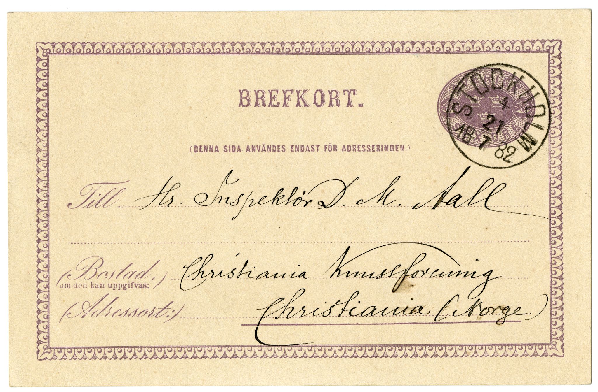 Diderik Maria Aalls brevsamling, NF/Ark-1023/F/L0003: D.M. Aalls brevsamling. D - G, 1797-1889, p. 70