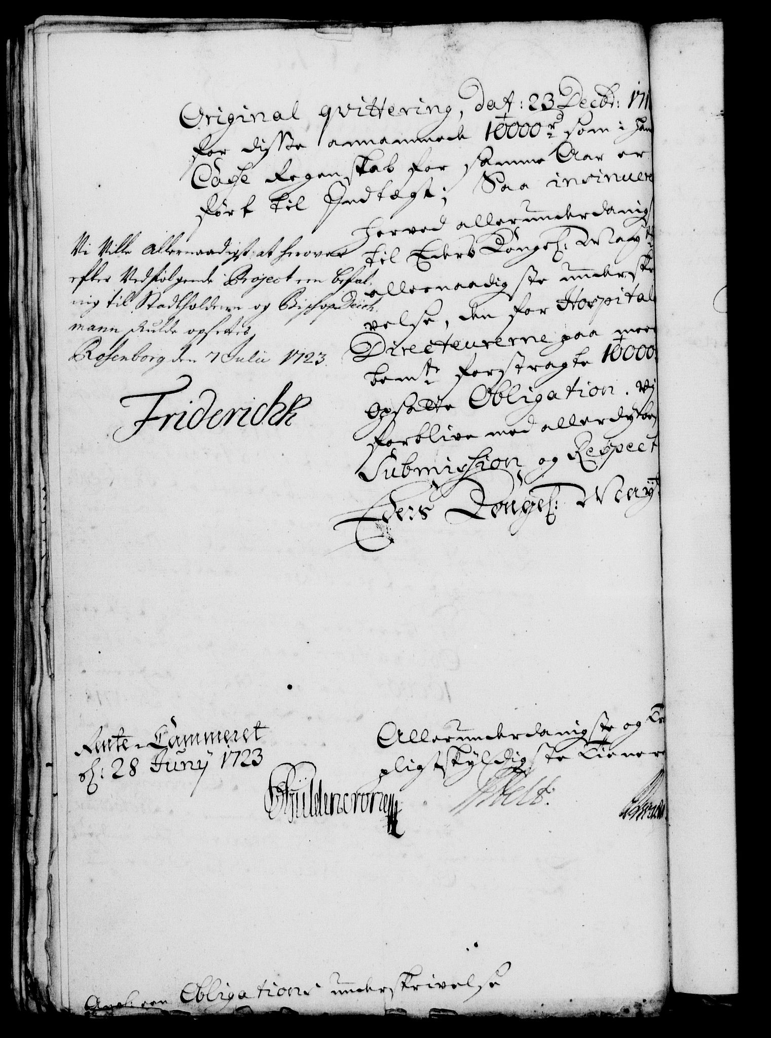 Rentekammeret, Kammerkanselliet, RA/EA-3111/G/Gf/Gfa/L0006: Norsk relasjons- og resolusjonsprotokoll (merket RK 52.6), 1723, p. 804