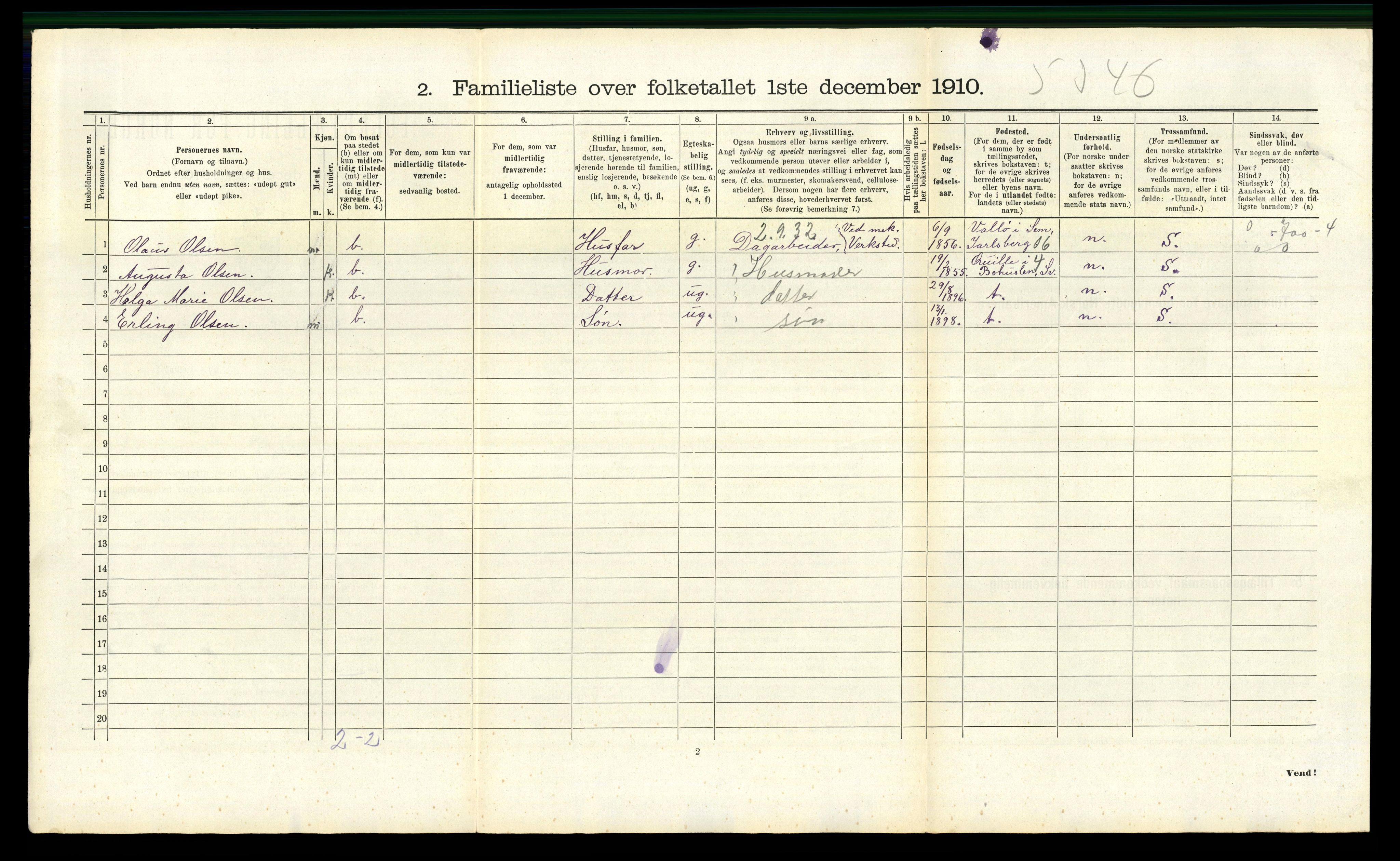 RA, 1910 census for Fredrikstad, 1910, p. 8999