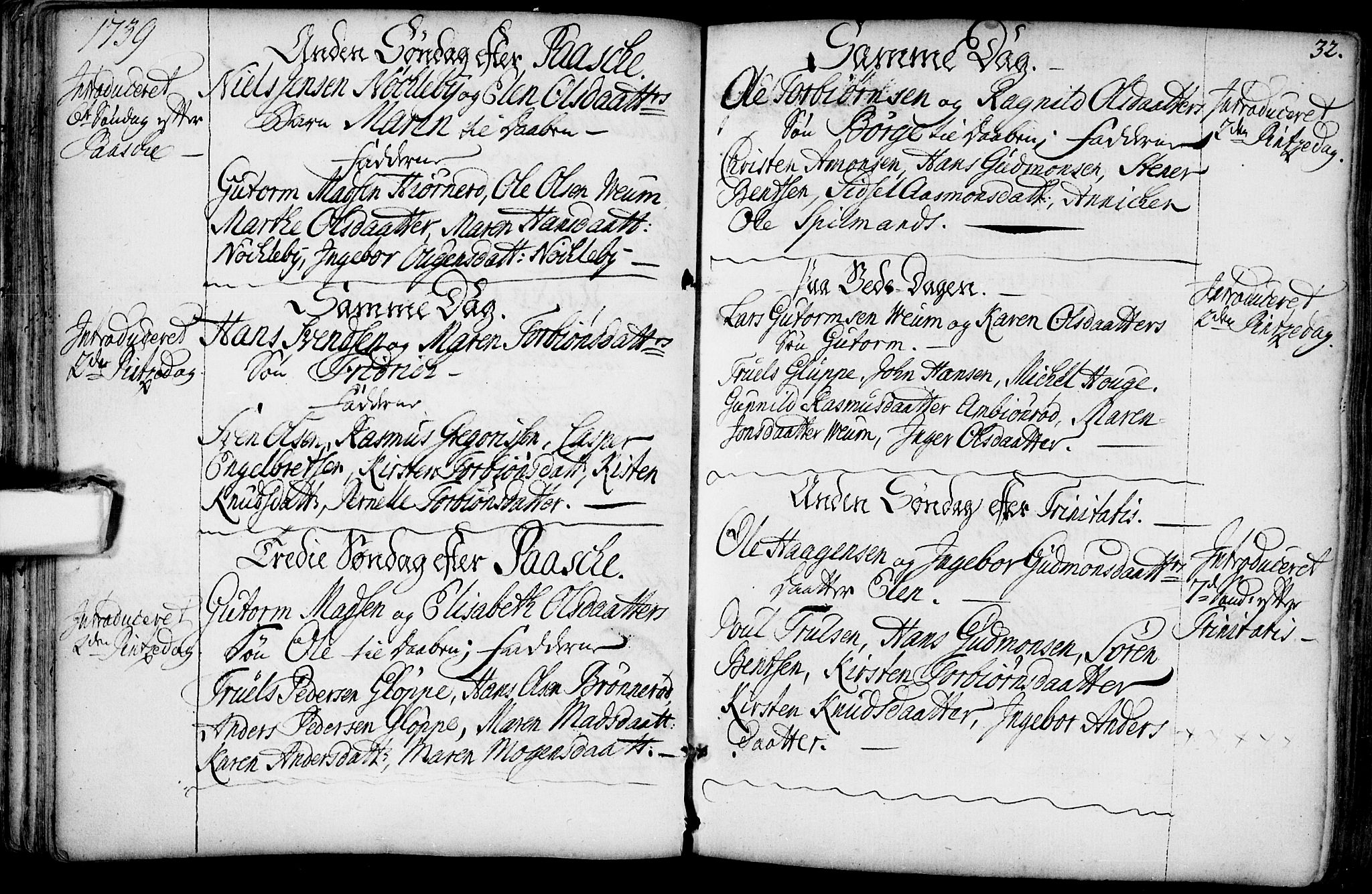 Glemmen prestekontor Kirkebøker, SAO/A-10908/F/Fa/L0001: Parish register (official) no. 1, 1733-1759, p. 32