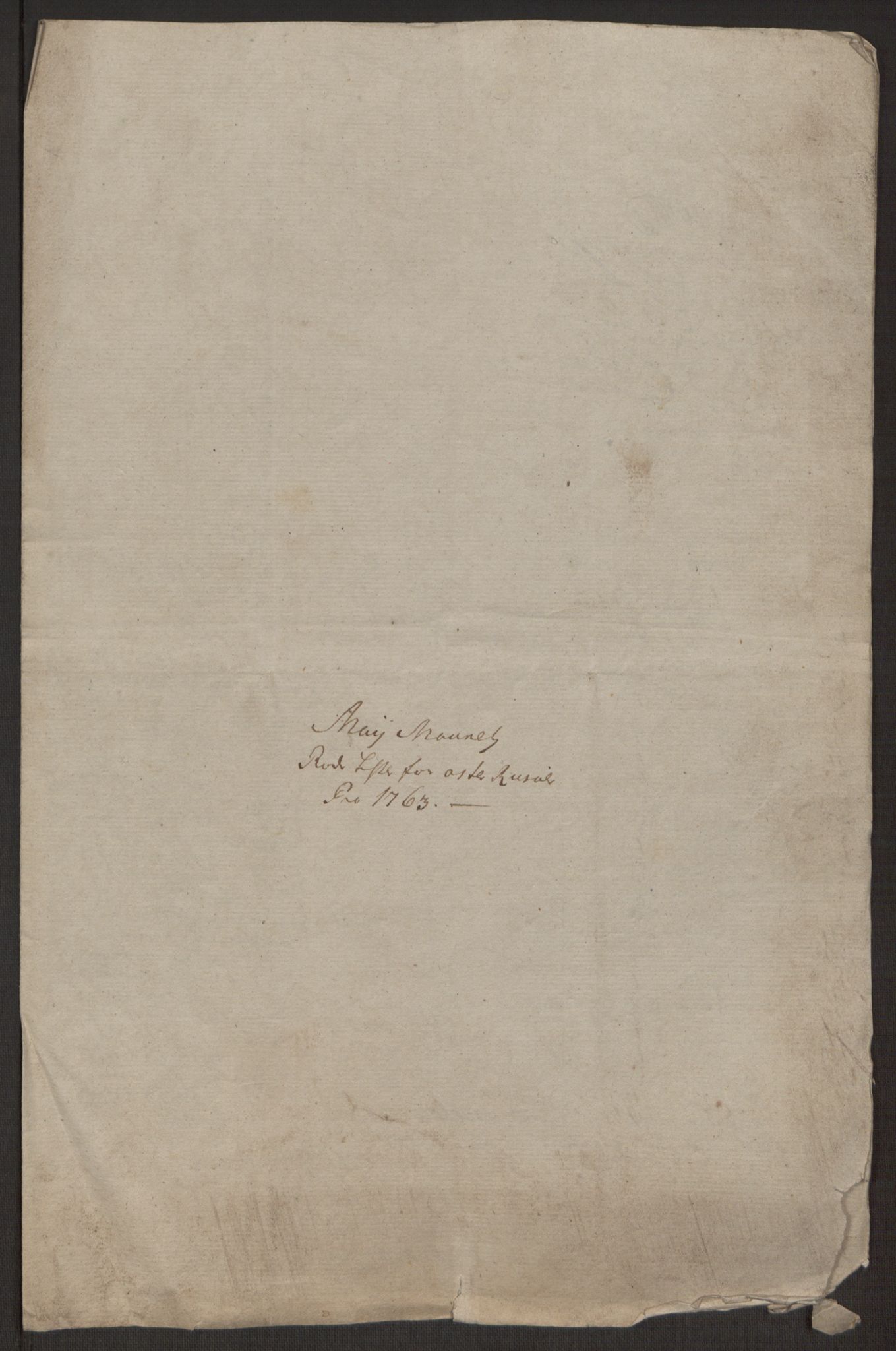 Rentekammeret inntil 1814, Reviderte regnskaper, Byregnskaper, AV/RA-EA-4066/R/Rl/L0230/0001: [L4] Kontribusjonsregnskap / Ekstraskatt, 1762-1764, p. 386