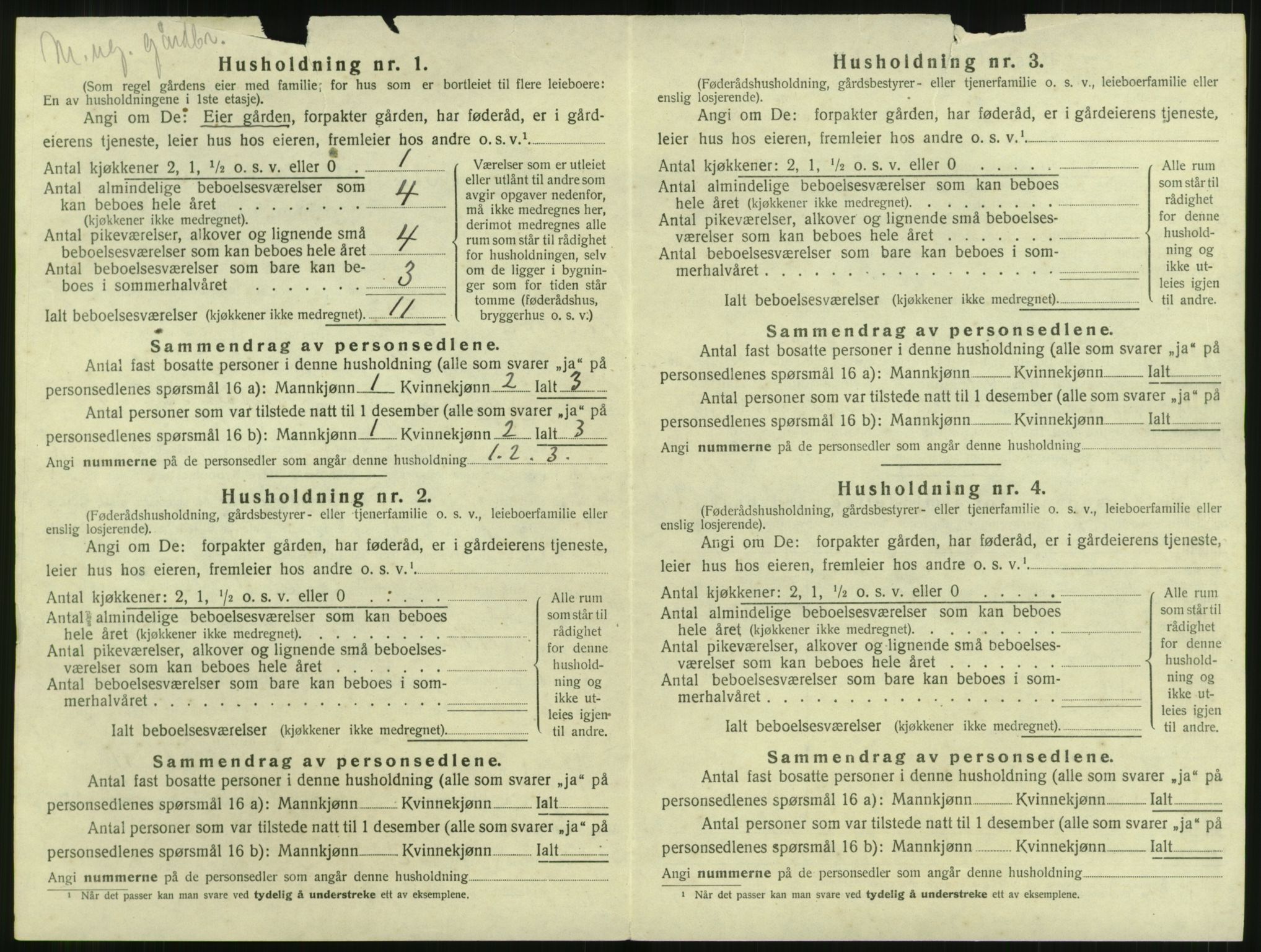 SAT, 1920 census for Eid, 1920, p. 24