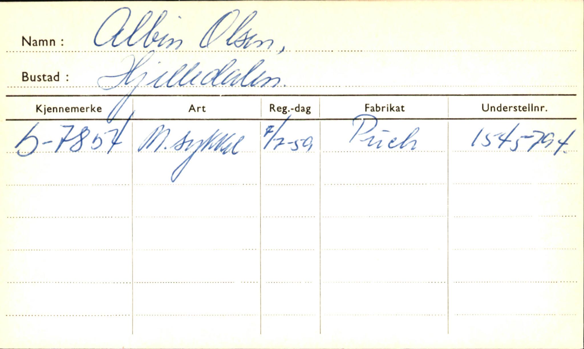 Statens vegvesen, Sogn og Fjordane vegkontor, AV/SAB-A-5301/4/F/L0001D: Eigarregister Fjordane til 1.6.1961, 1930-1961, p. 1057