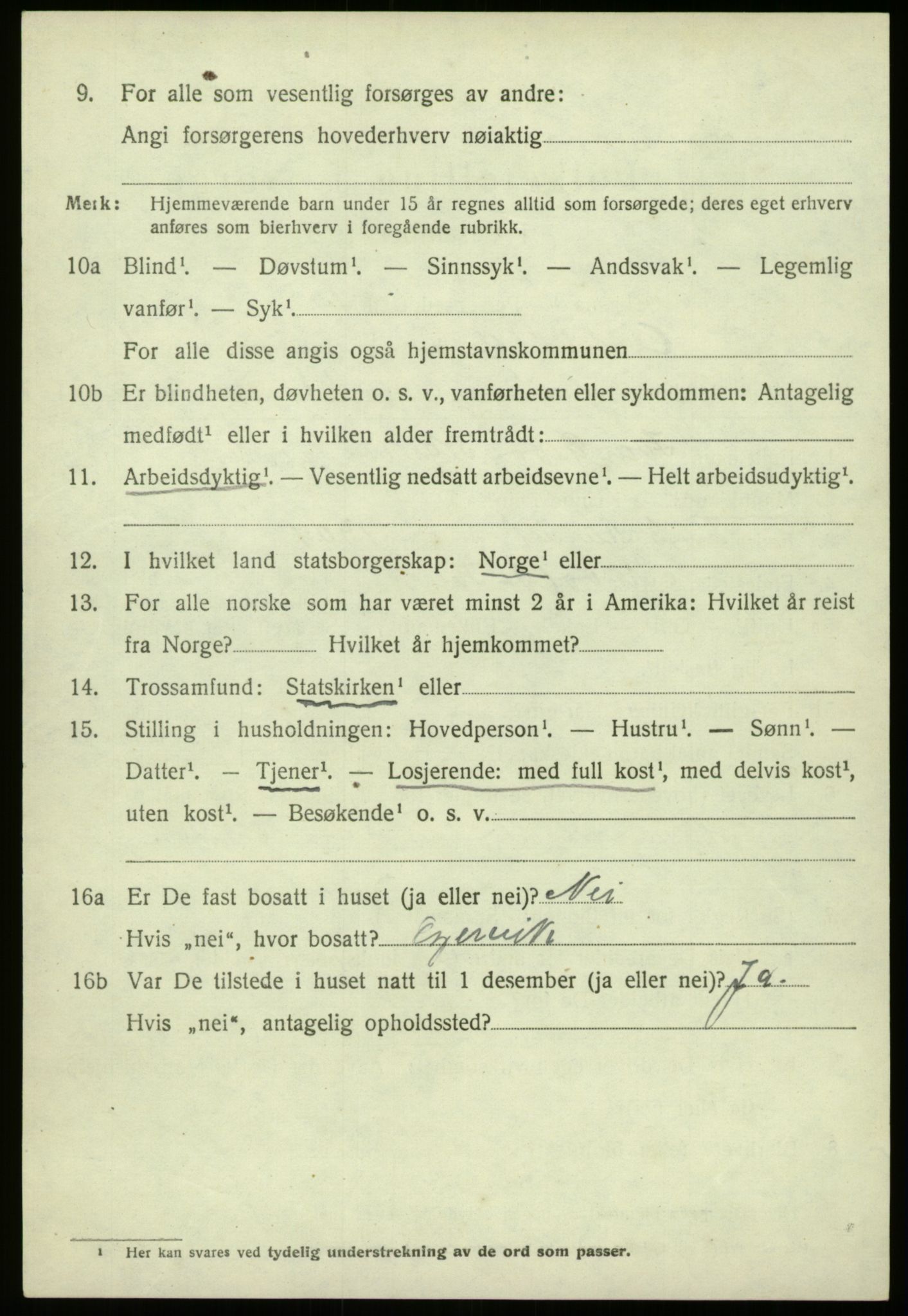 SAB, 1920 census for Askvoll, 1920, p. 6789