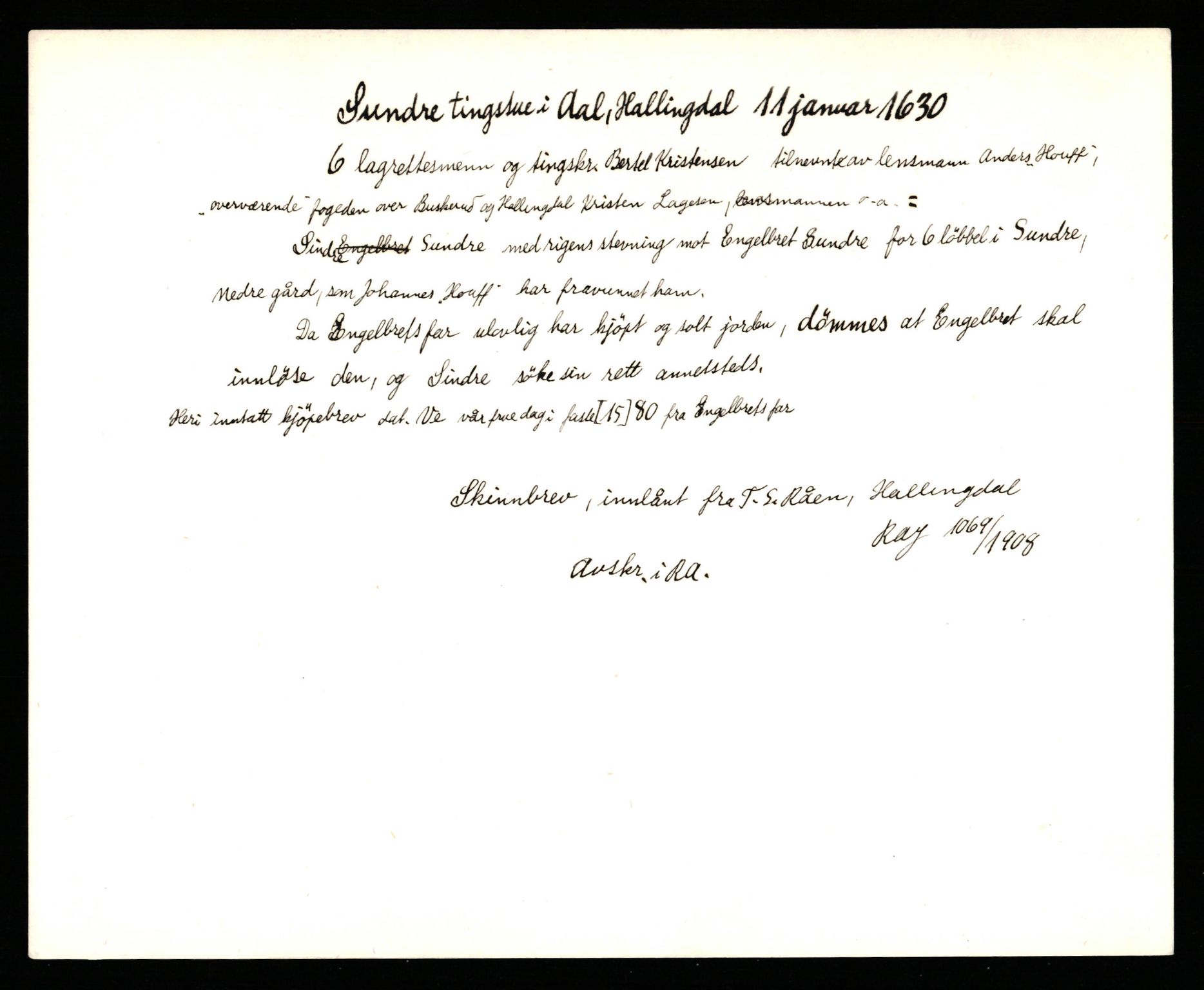 Riksarkivets diplomsamling, AV/RA-EA-5965/F35/F35b/L0007: Riksarkivets diplomer, seddelregister, 1625-1634, p. 279