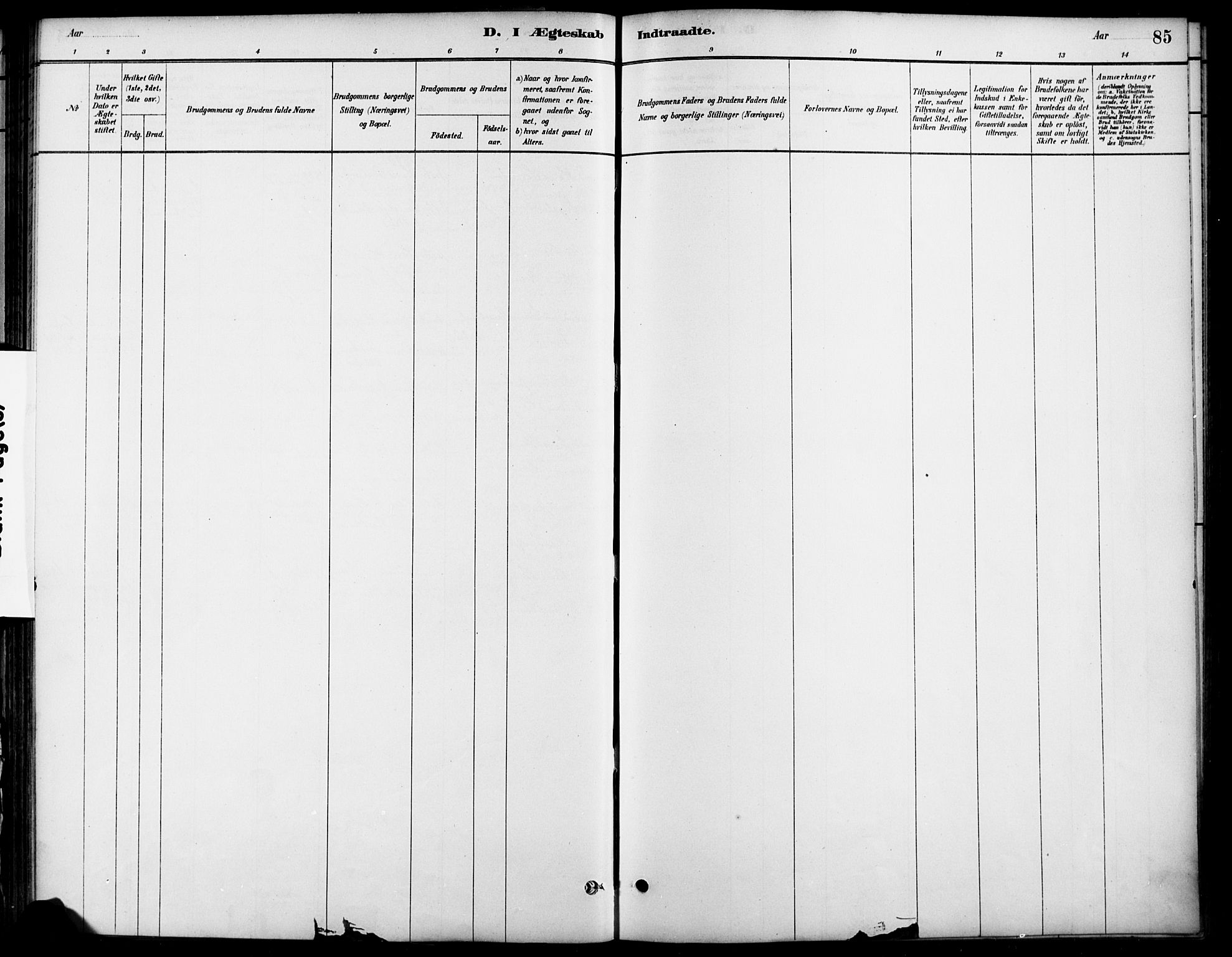 Nannestad prestekontor Kirkebøker, AV/SAO-A-10414a/F/Fa/L0014: Parish register (official) no. I 14, 1881-1890, p. 85