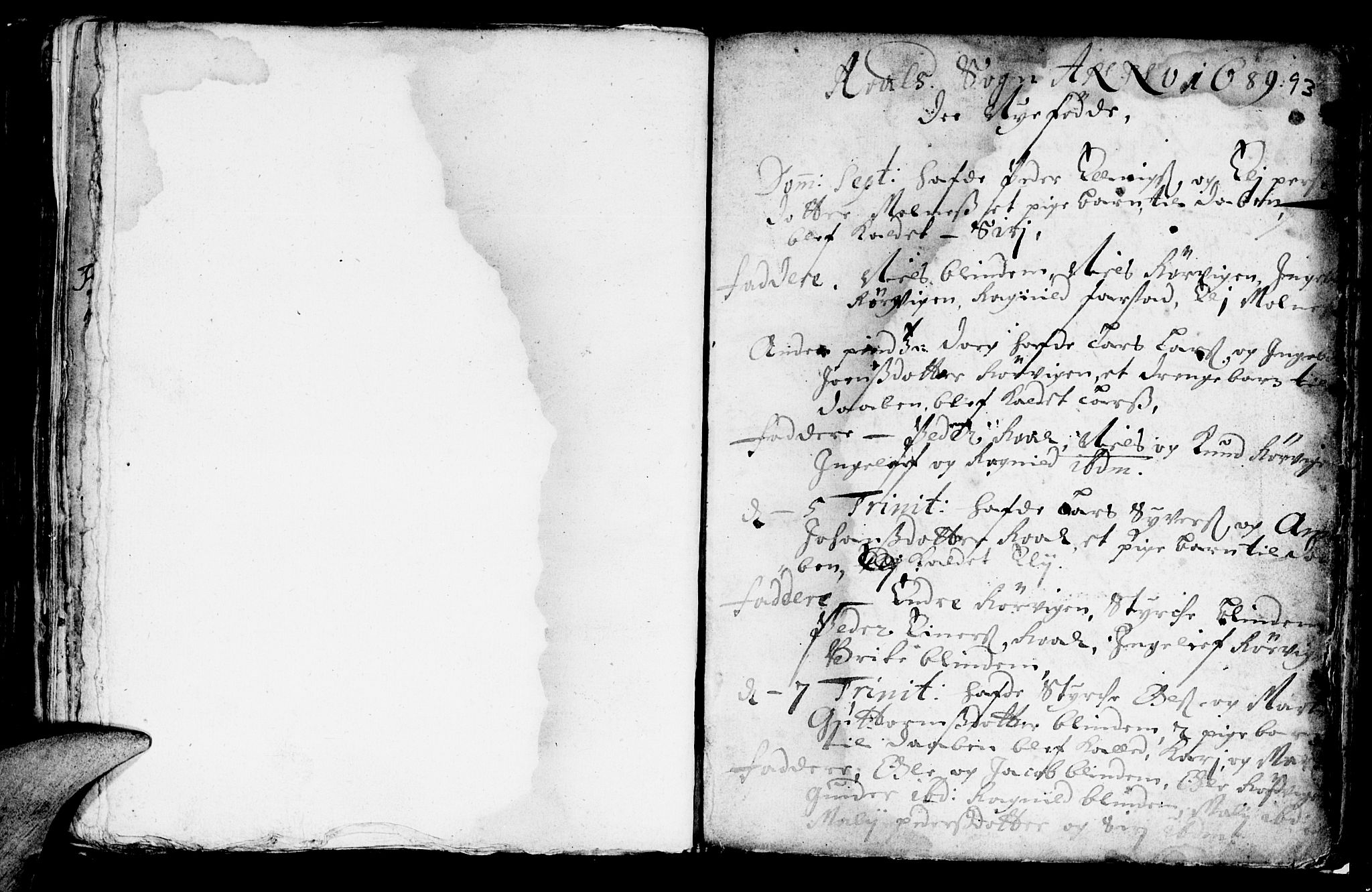 Ministerialprotokoller, klokkerbøker og fødselsregistre - Møre og Romsdal, SAT/A-1454/536/L0492: Parish register (official) no. 536A01 /2, 1689-1738, p. 93