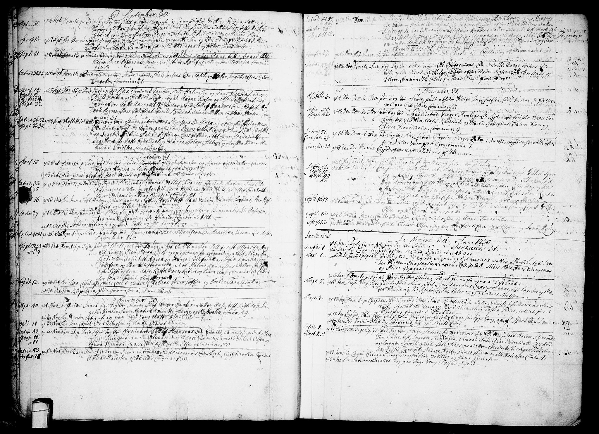 Sauherad kirkebøker, AV/SAKO-A-298/F/Fa/L0003: Parish register (official) no. I 3, 1722-1766