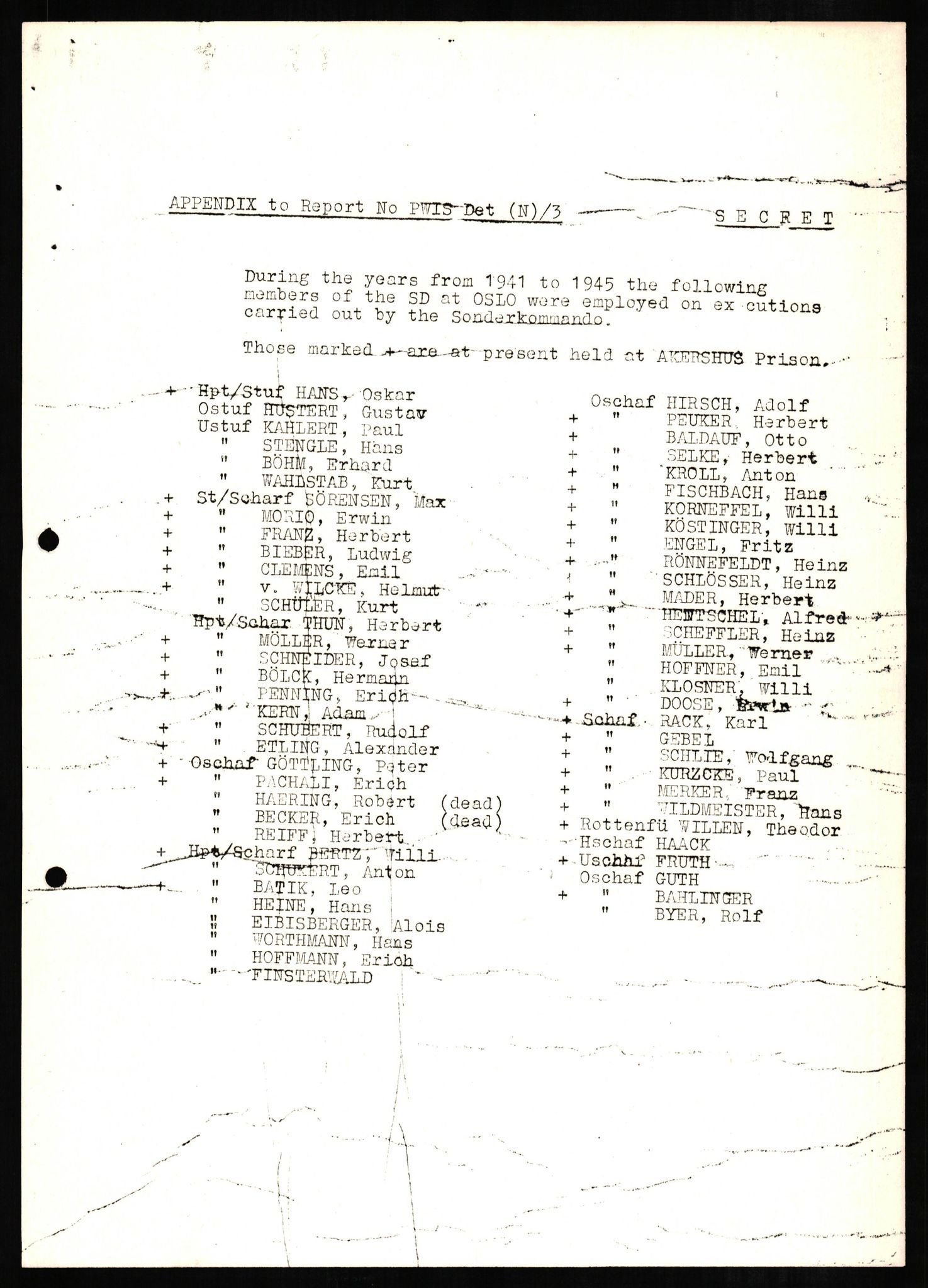 Forsvaret, Forsvarets overkommando II, AV/RA-RAFA-3915/D/Db/L0006: CI Questionaires. Tyske okkupasjonsstyrker i Norge. Tyskere., 1945-1946, p. 156