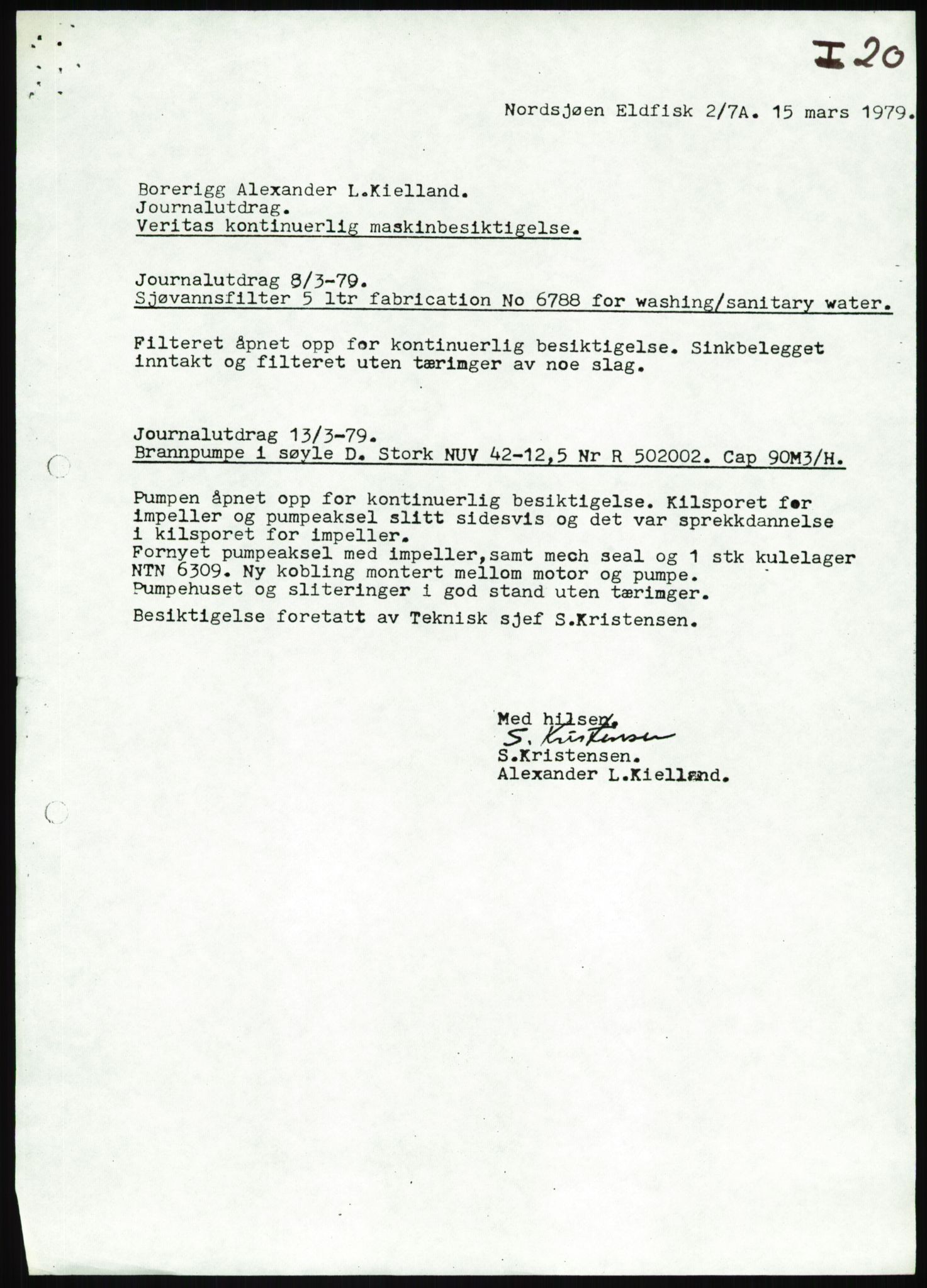 Justisdepartementet, Granskningskommisjonen ved Alexander Kielland-ulykken 27.3.1980, RA/S-1165/D/L0025: I Det norske Veritas (Doku.liste + I6, I12, I18-I20, I29, I32-I33, I35, I37-I39, I42)/J Department of Energy (J11)/M Lloyds Register(M6, M8-M10)/T (T2-T3/ U Stabilitet (U1-U2)/V Forankring (V1-V3), 1980-1981, p. 25