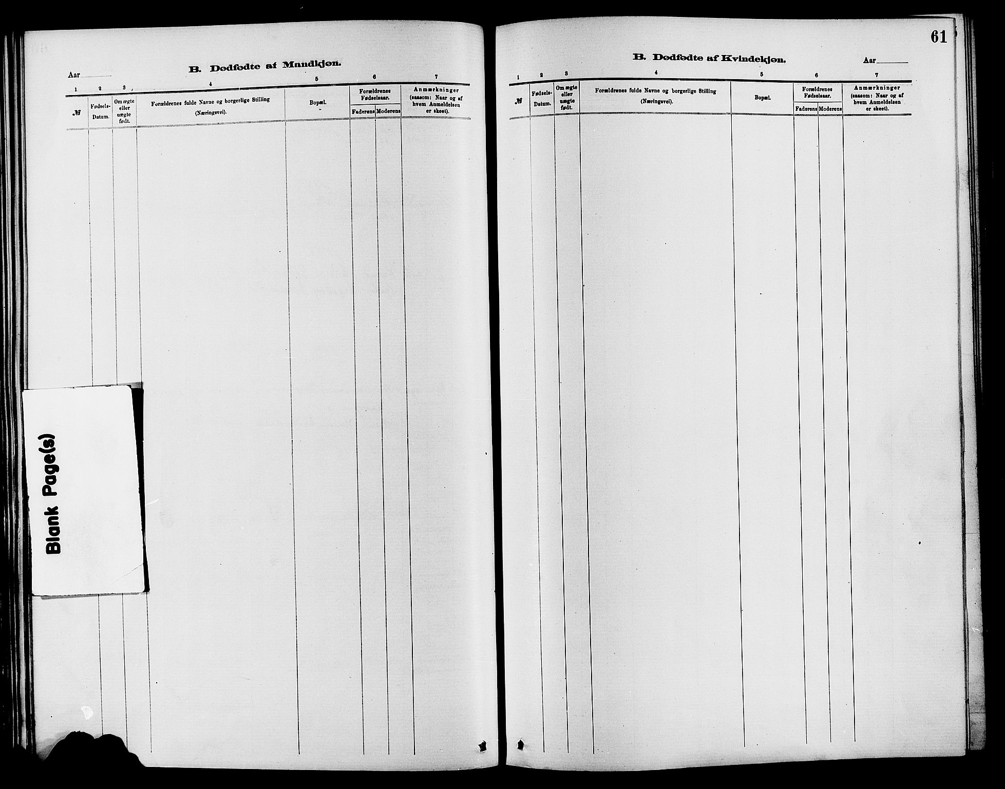 Nordre Land prestekontor, AV/SAH-PREST-124/H/Ha/Haa/L0003: Parish register (official) no. 3, 1882-1896, p. 61