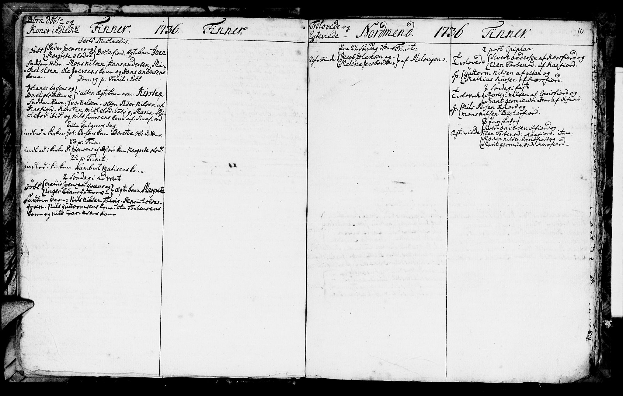 Talvik sokneprestkontor, SATØ/S-1337/H/Ha/L0003kirke: Parish register (official) no. 3, 1735-1752, p. 10