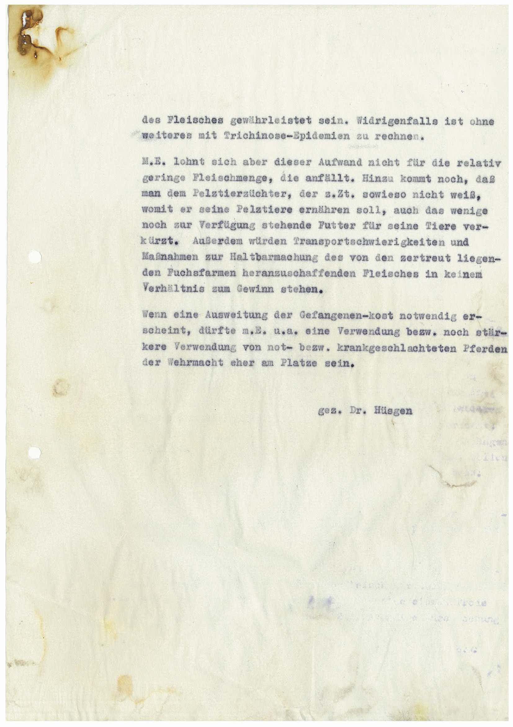 Tyske arkiver, Reichskommissariat, RA/RAFA-2174/E/Ec/Ecf/L0024/0029: Skriv, forordninger og sirkulærer / Diverse mat og drikke, 1940-1945, p. 2