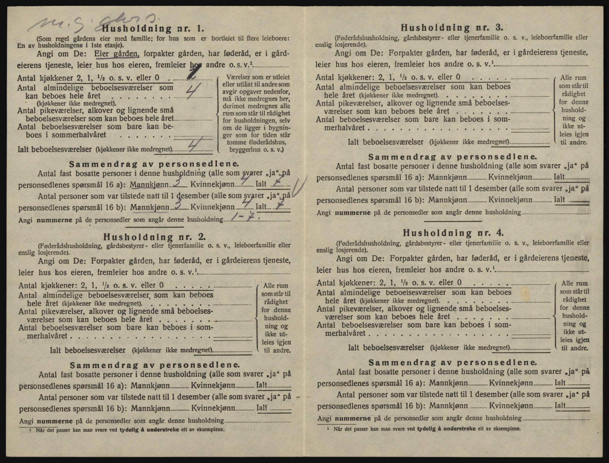 SAO, 1920 census for Glemmen, 1920, p. 1898