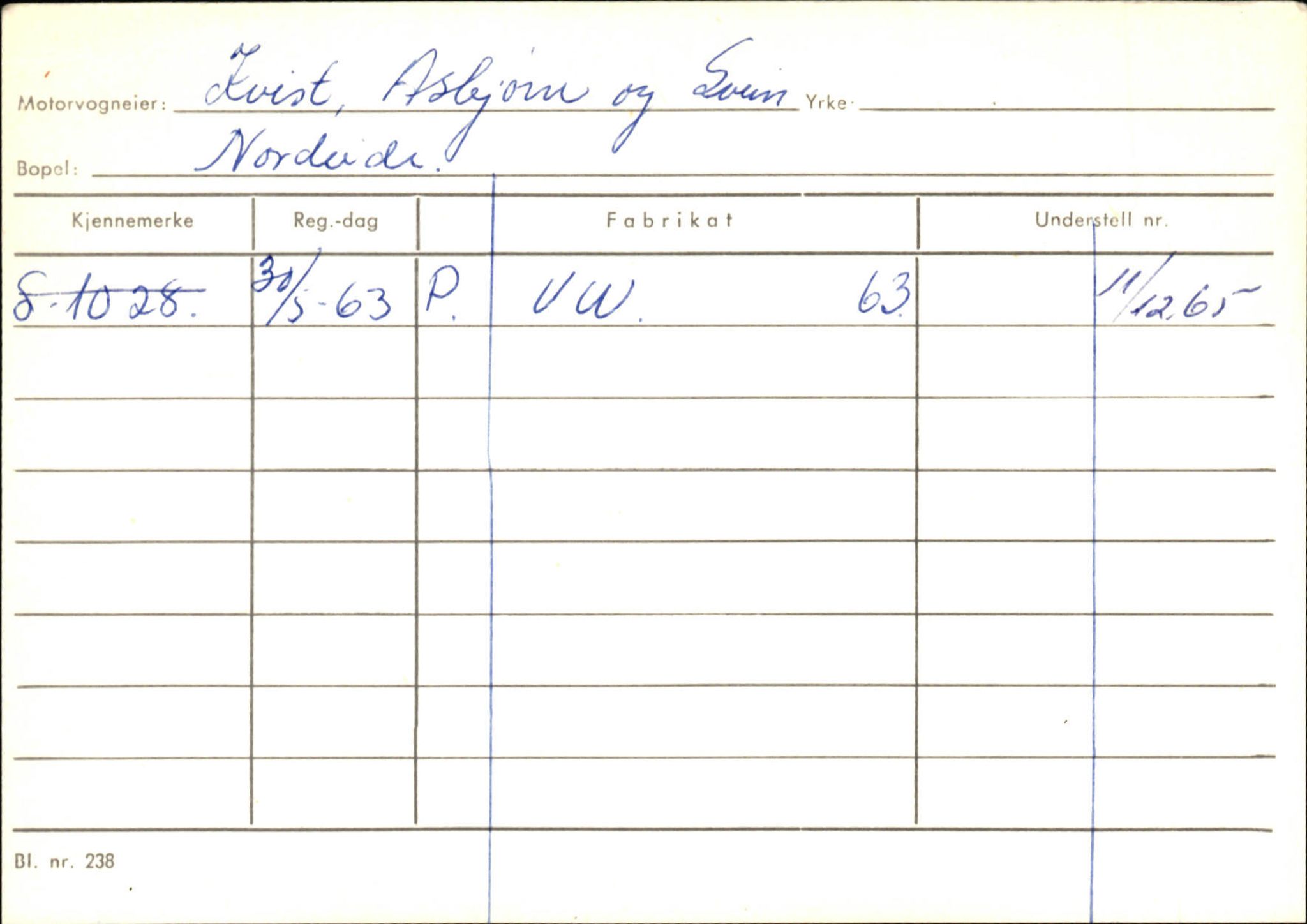 Statens vegvesen, Sogn og Fjordane vegkontor, AV/SAB-A-5301/4/F/L0130: Eigarregister Eid T-Å. Høyanger A-O, 1945-1975, p. 1879