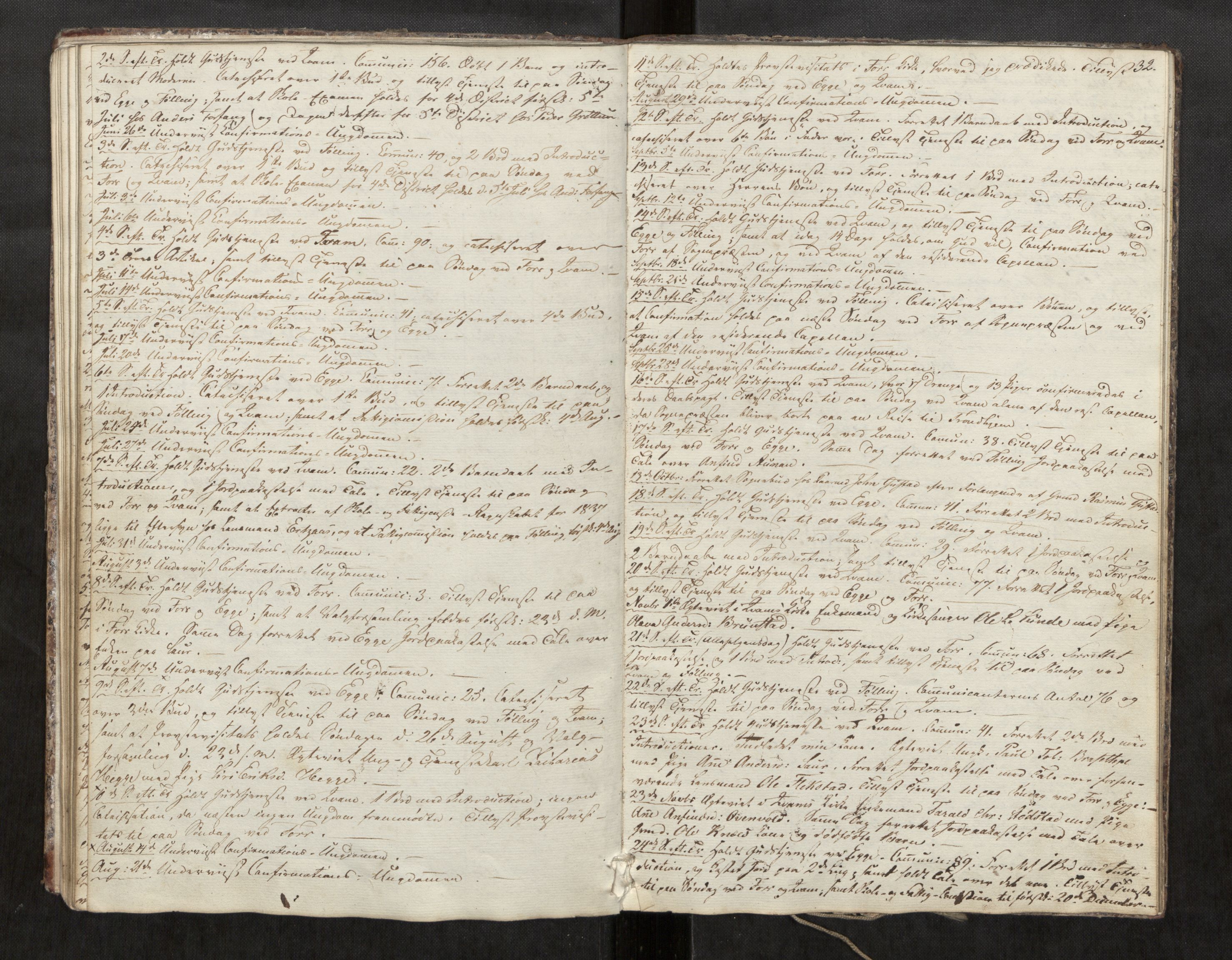 Stod sokneprestkontor, AV/SAT-A-1164/2/I/I1/I1d/L0001: Curate's parish register no. 1, 1827-1849, p. 32