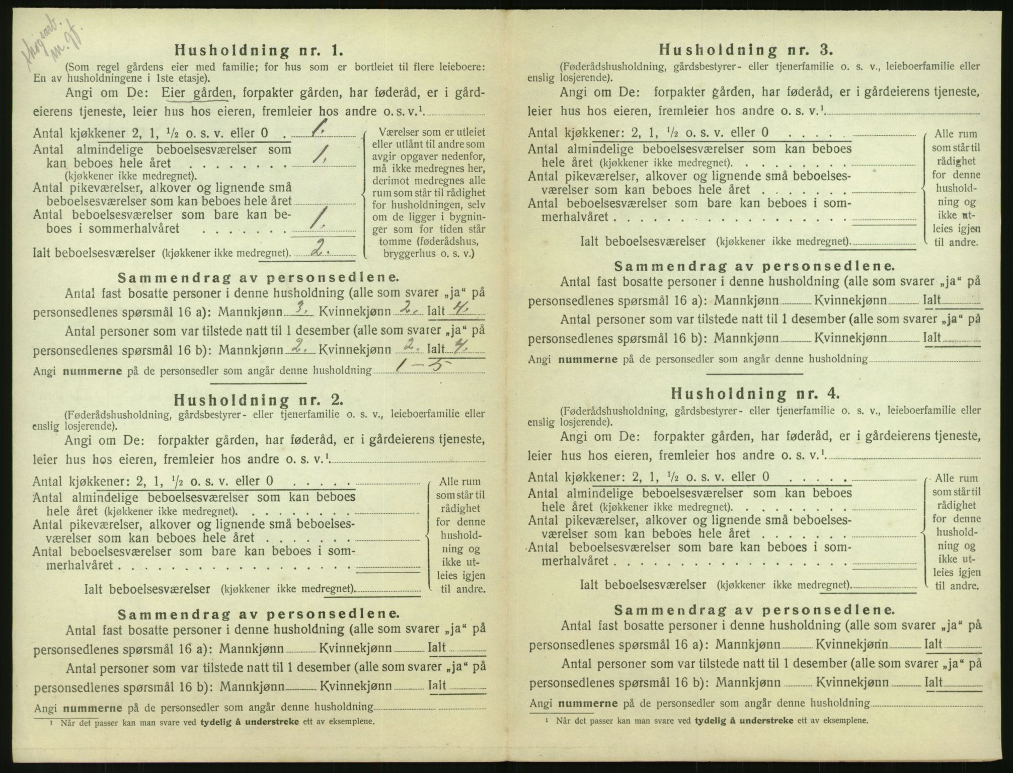 SAK, 1920 census for Gjøvdal, 1920, p. 143