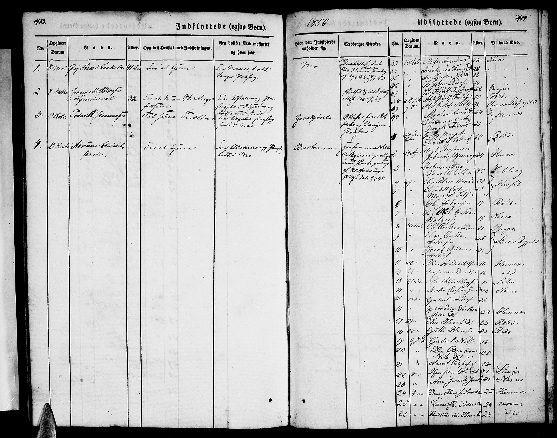 Ministerialprotokoller, klokkerbøker og fødselsregistre - Nordland, SAT/A-1459/827/L0413: Parish register (copy) no. 827C02, 1842-1852, p. 413-414