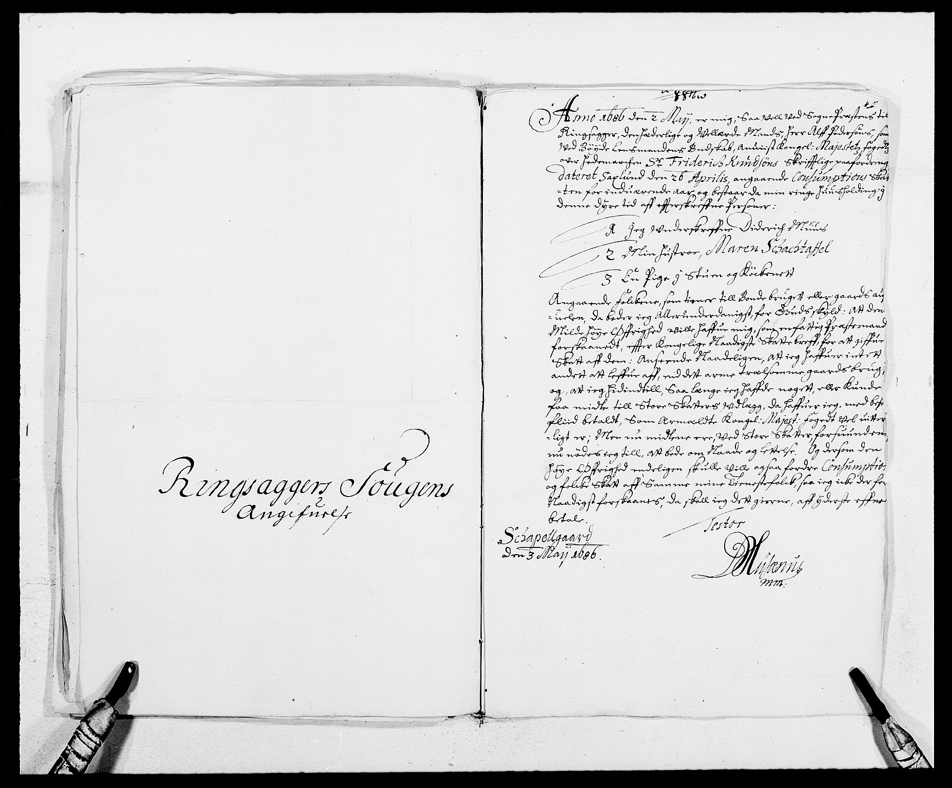 Rentekammeret inntil 1814, Reviderte regnskaper, Fogderegnskap, AV/RA-EA-4092/R16/L1027: Fogderegnskap Hedmark, 1686, p. 312