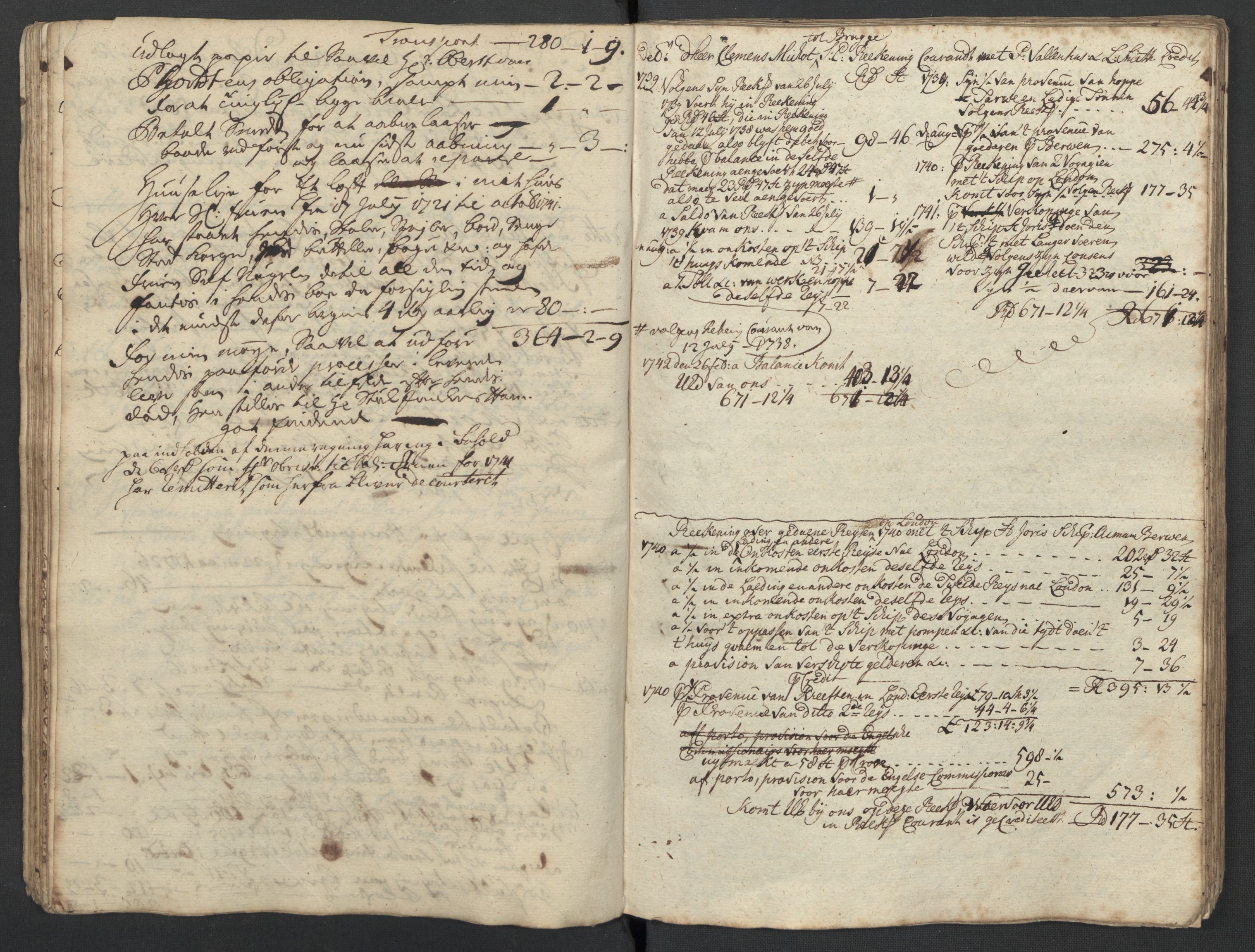 Pa 0119 - Smith, Lauritz Andersen og Lauritz Lauritzen, SAST/A-100231/O/L0001: Kopibøker m.m., 1740-1745, p. 43