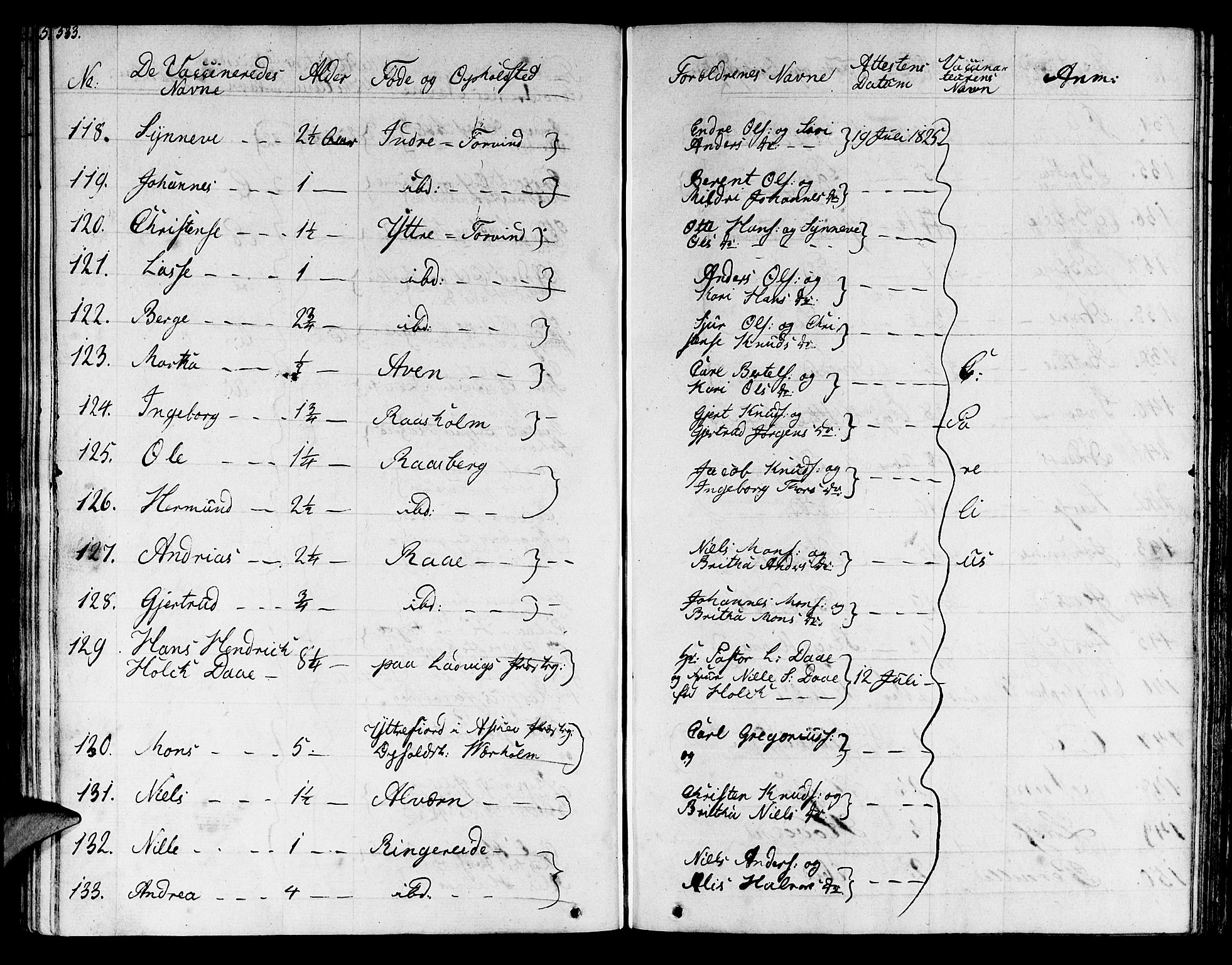 Lavik sokneprestembete, AV/SAB-A-80901: Parish register (official) no. A 2II, 1821-1842, p. 533