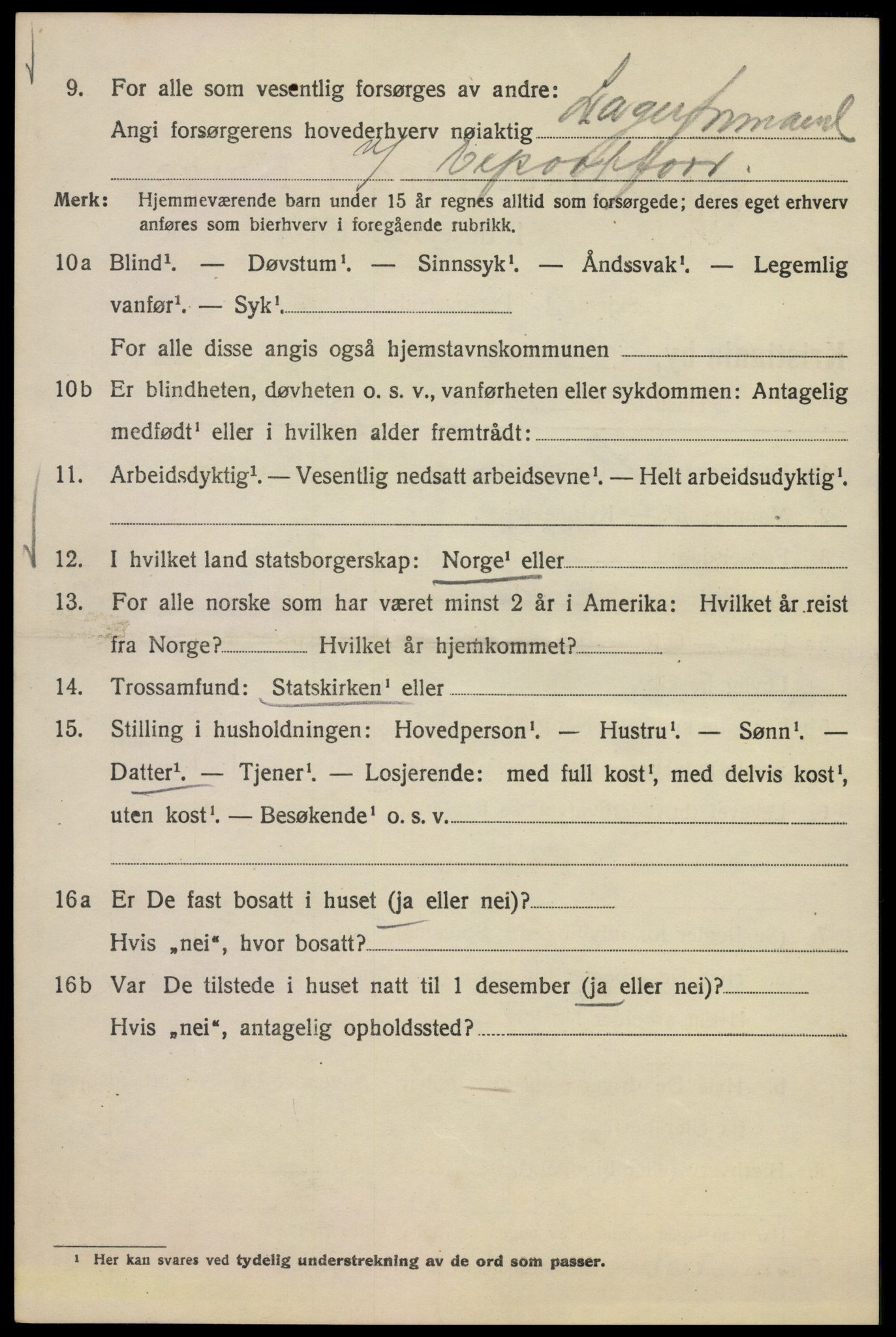 SAO, 1920 census for Kristiania, 1920, p. 350994