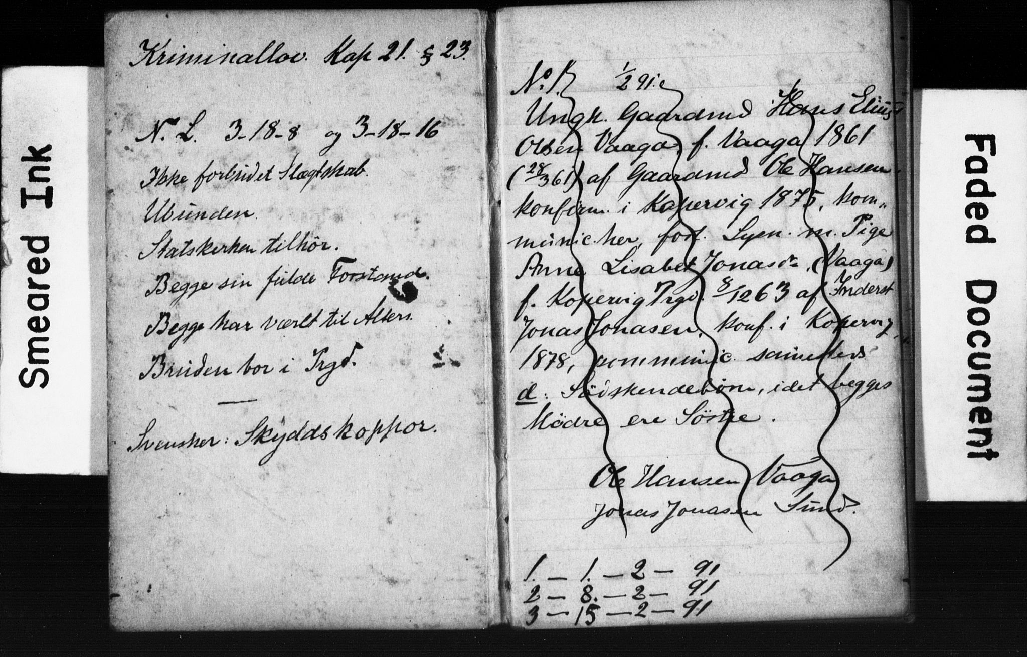 Avaldsnes sokneprestkontor, SAST/A -101851/I/Ie/L0003: Banns register no. IX 3B, 1891-1893