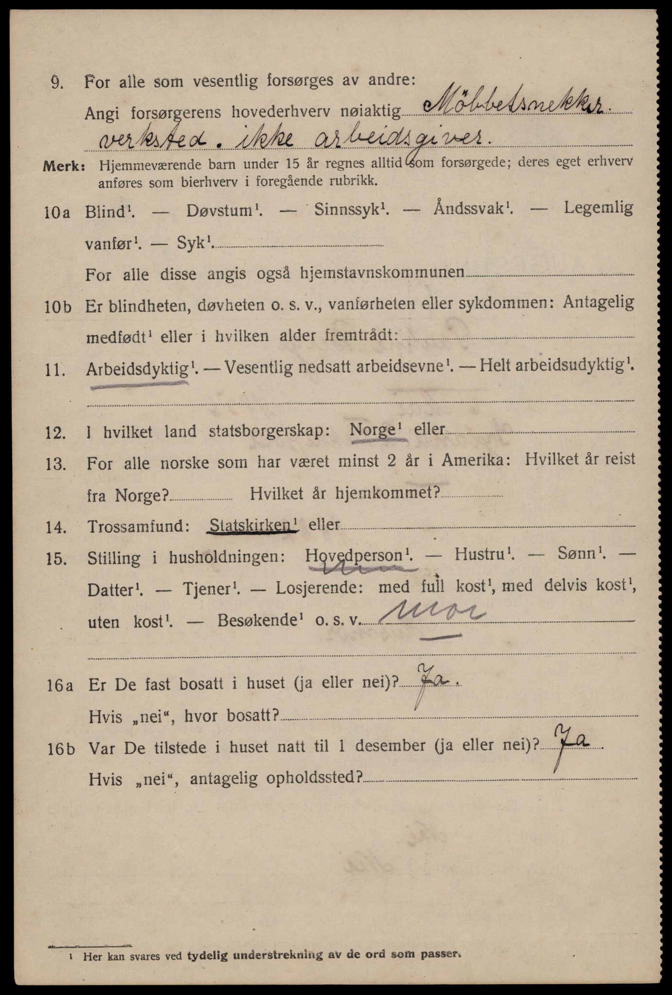 SAST, 1920 census for Haugesund, 1920, p. 27172