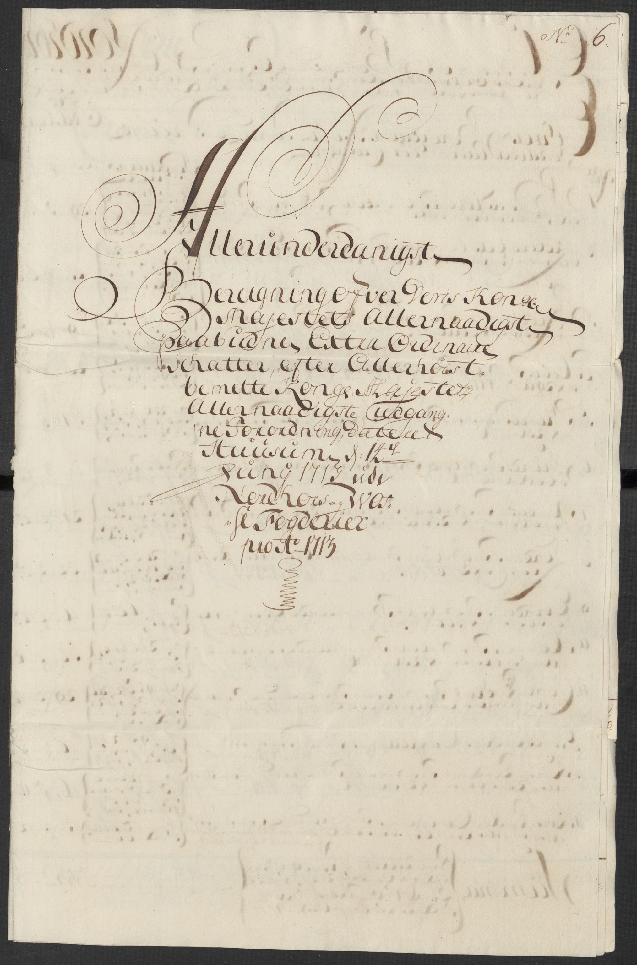 Rentekammeret inntil 1814, Reviderte regnskaper, Fogderegnskap, AV/RA-EA-4092/R51/L3195: Fogderegnskap Nordhordland og Voss, 1713, p. 174