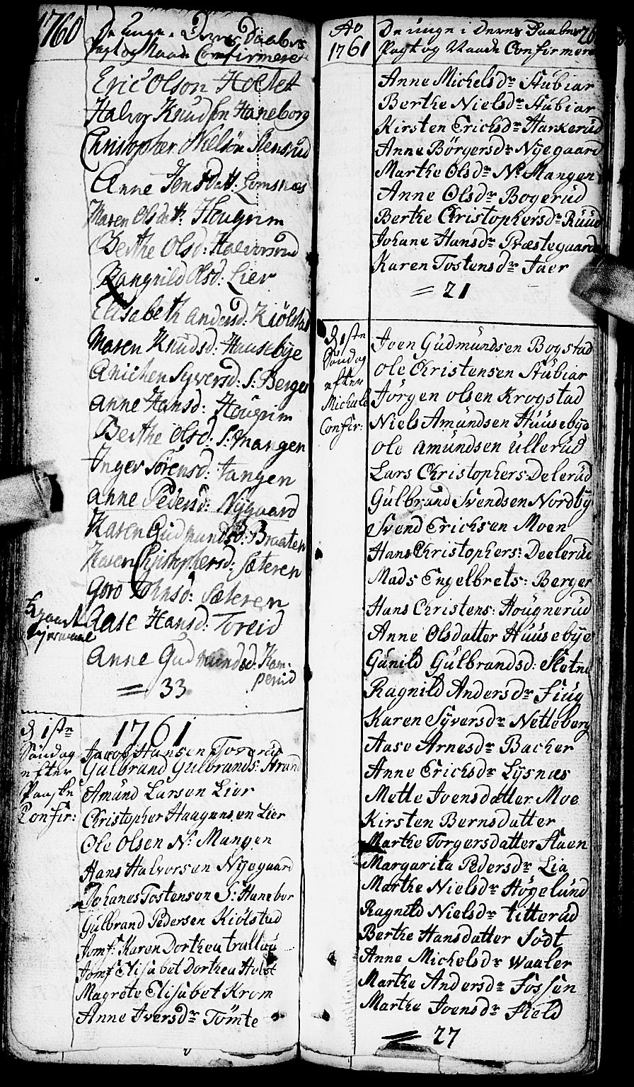 Aurskog prestekontor Kirkebøker, SAO/A-10304a/F/Fa/L0002: Parish register (official) no. I 2, 1735-1766, p. 268