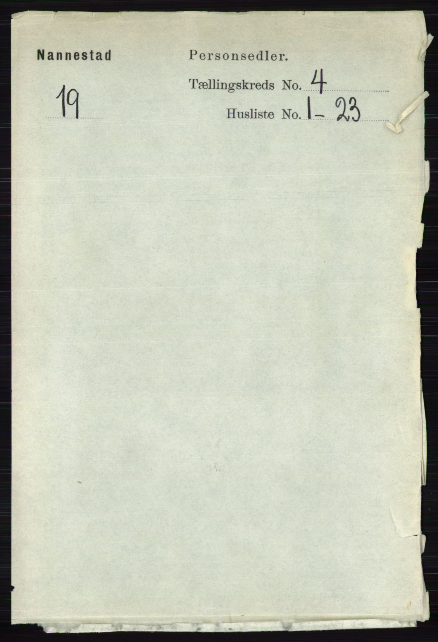 RA, 1891 census for 0238 Nannestad, 1891, p. 2057