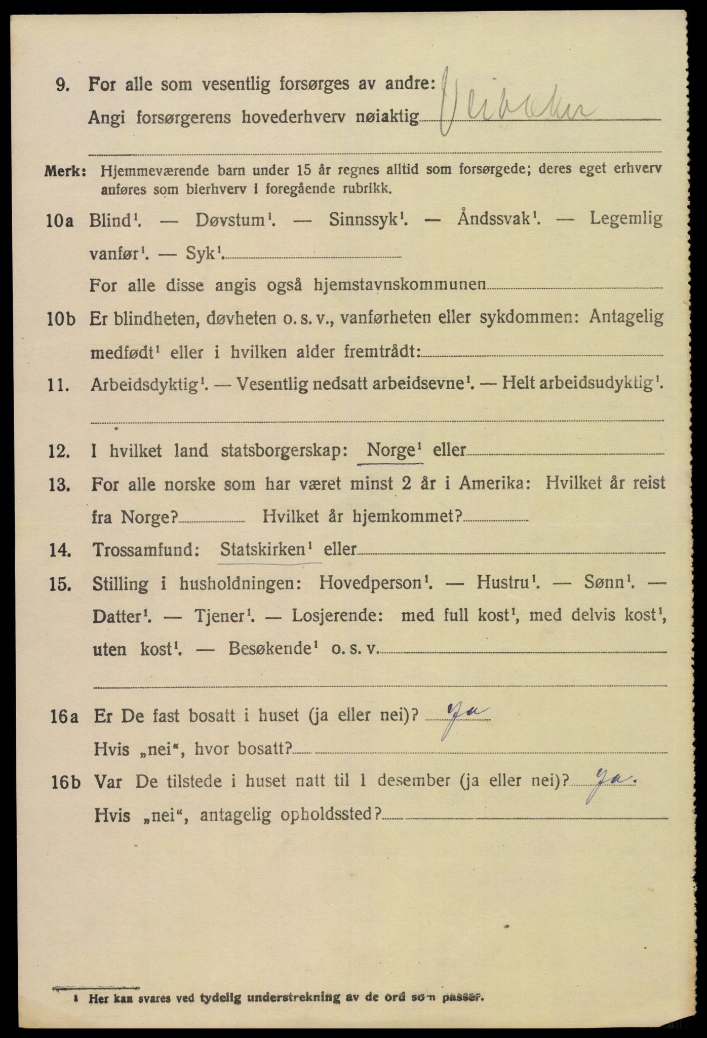 SAH, 1920 census for Åsnes, 1920, p. 11445