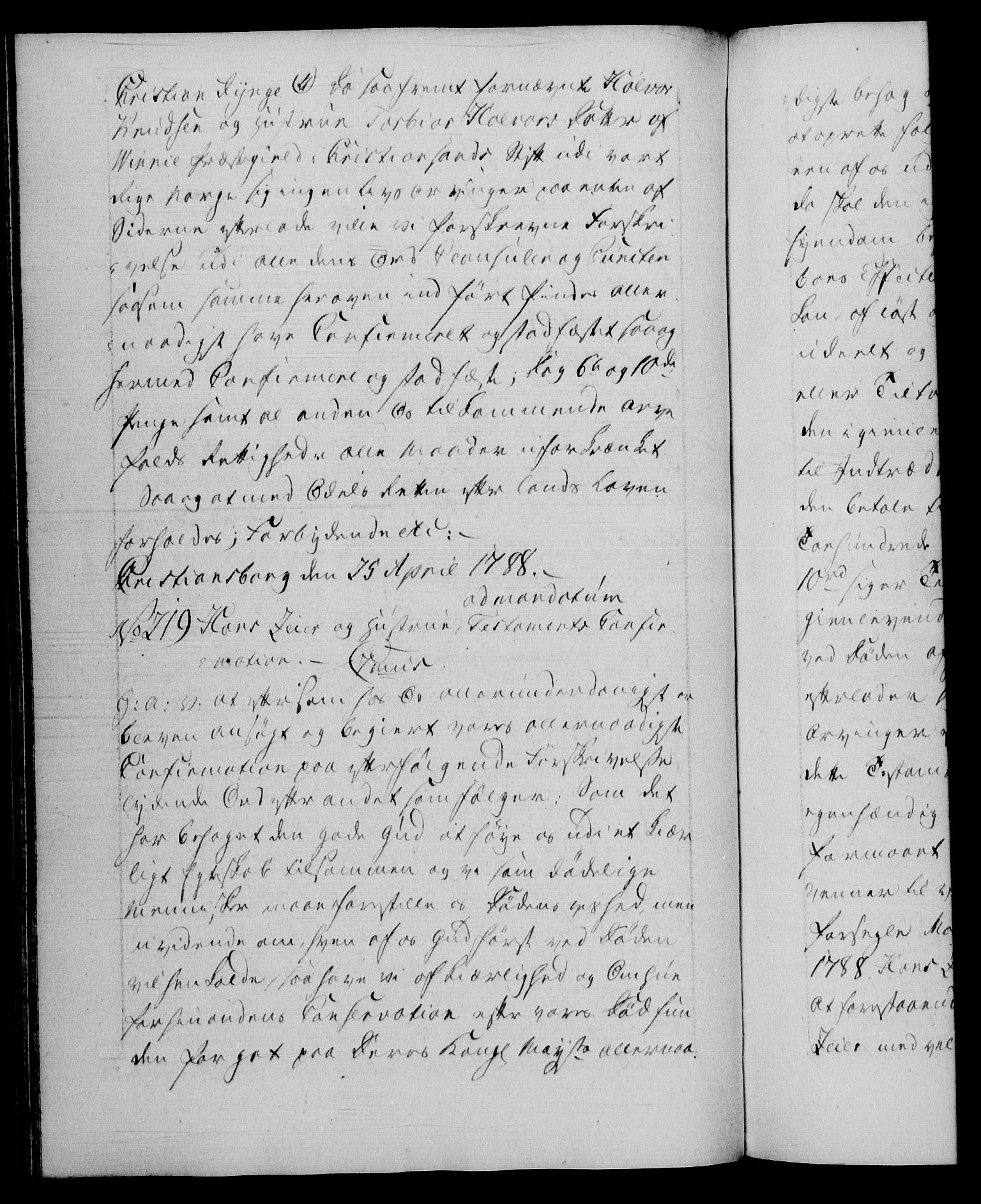 Danske Kanselli 1572-1799, AV/RA-EA-3023/F/Fc/Fca/Fcaa/L0052: Norske registre, 1788-1789, p. 104b