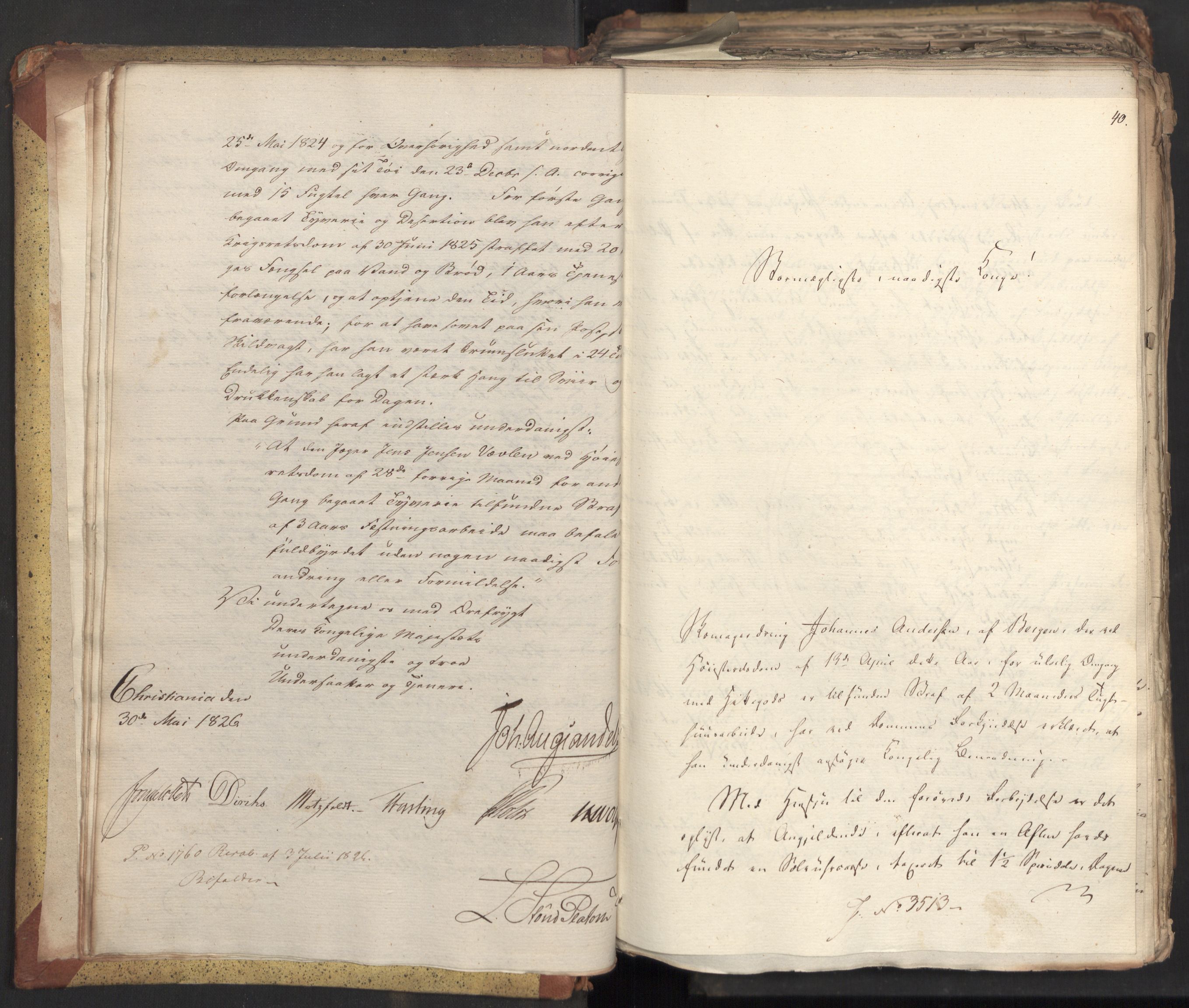 Statsrådsavdelingen i Stockholm, AV/RA-S-1003/D/Da/L0047: Regjeringsinnstillinger nr. 3501-3659, 1826, p. 21