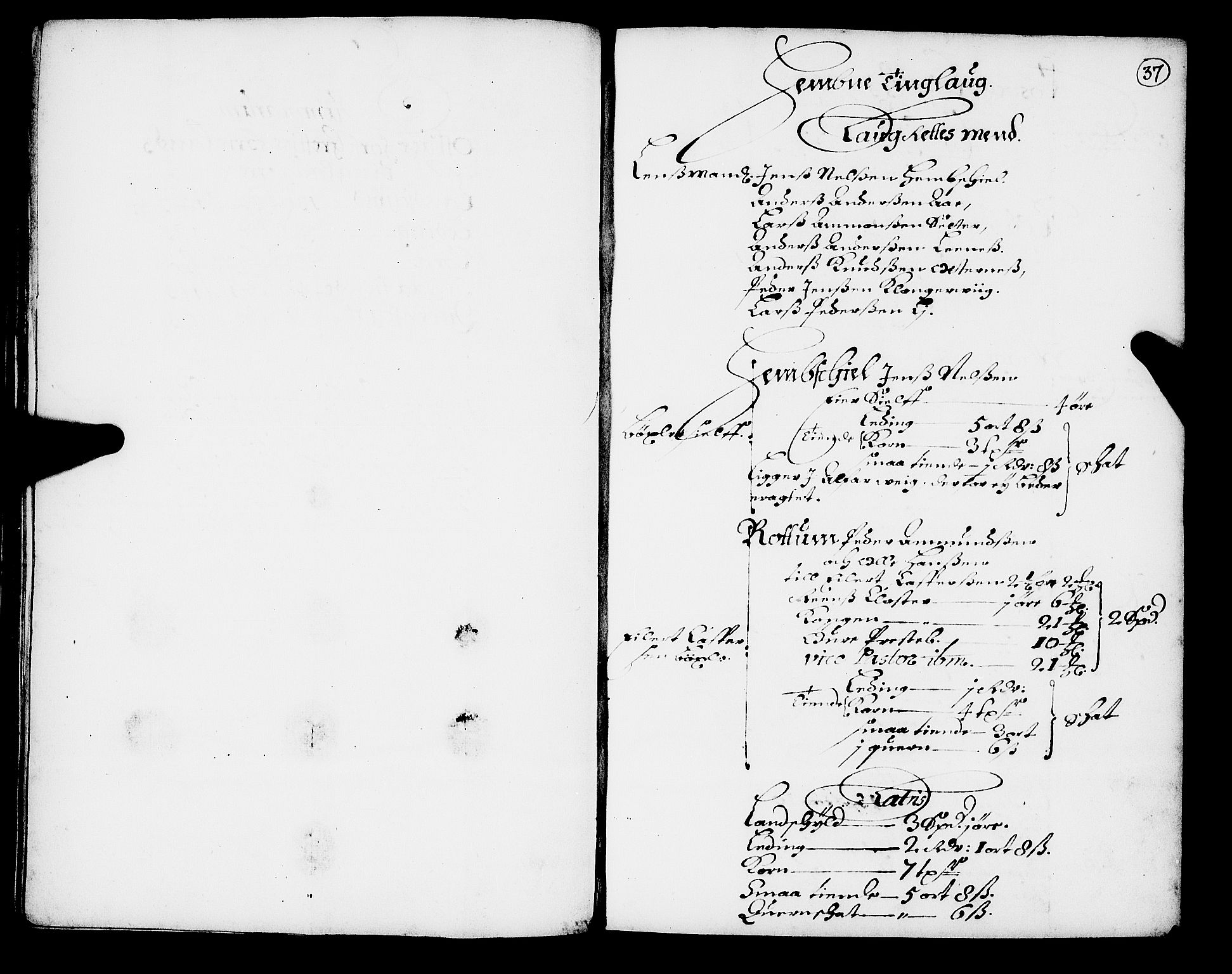 Rentekammeret inntil 1814, Realistisk ordnet avdeling, AV/RA-EA-4070/N/Nb/Nba/L0049: Fosen fogderi, 1668, p. 36b-37a