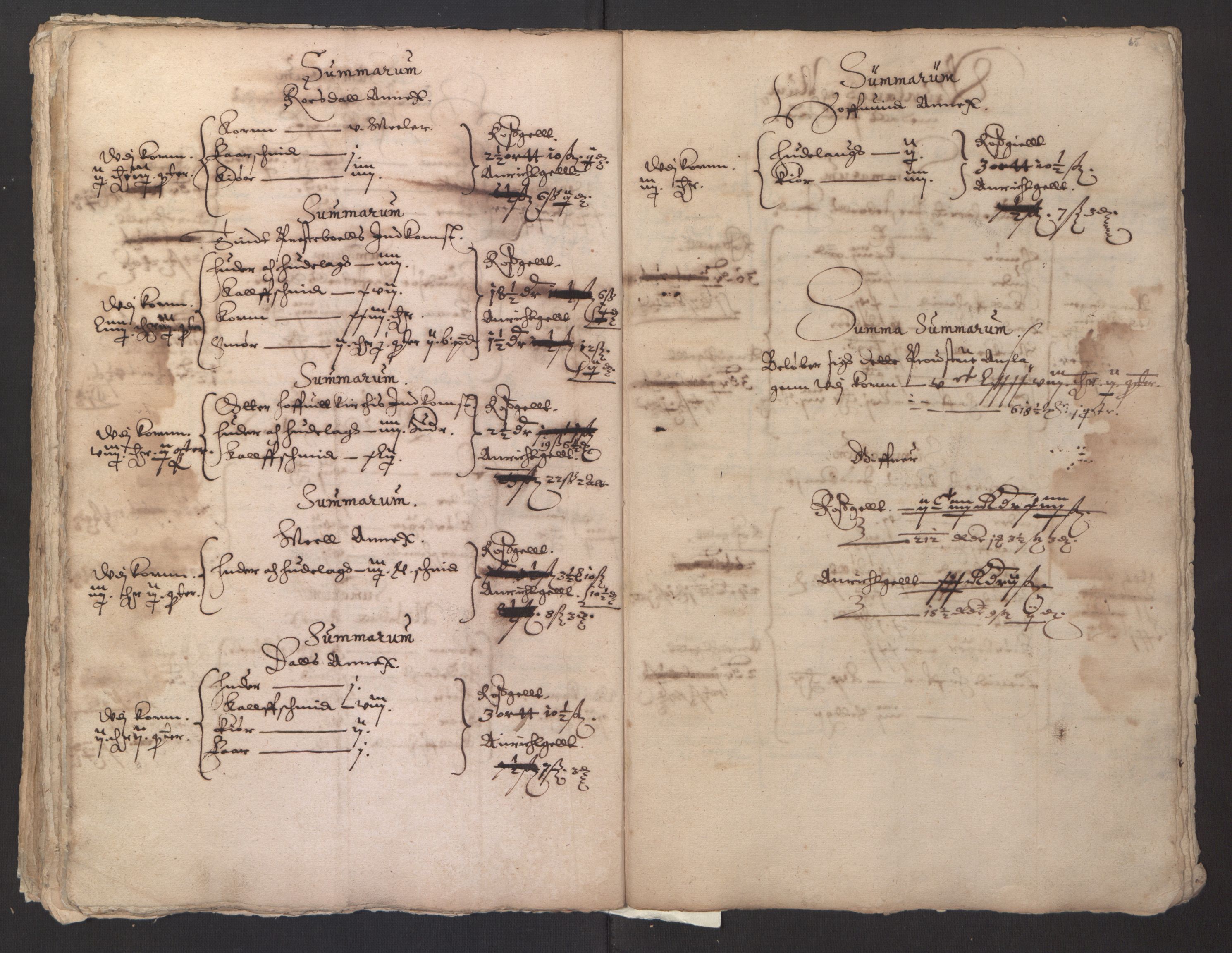 Stattholderembetet 1572-1771, AV/RA-EA-2870/Ek/L0014/0001: Jordebøker til utlikning av rosstjeneste 1624-1626: / Kirke- og prestebolsinntekter i Oslo og Hamar bispedømme, 1625-1626, p. 67